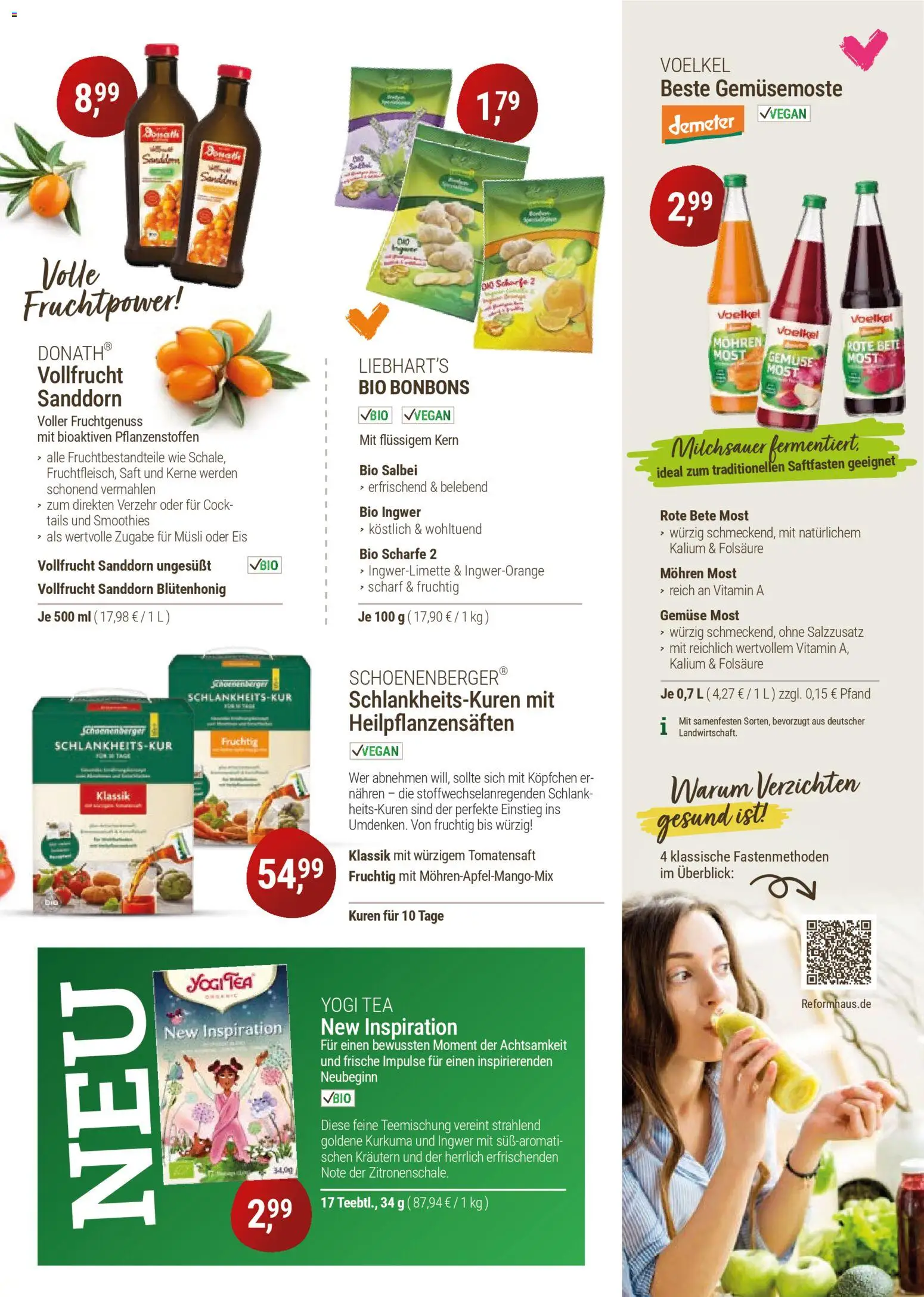 Reformhaus Bacher Prospekt 	 – gültig ab 01.01.2026 | Seite: 5 | Produkte: Musli, Mohren, Saft, Eis