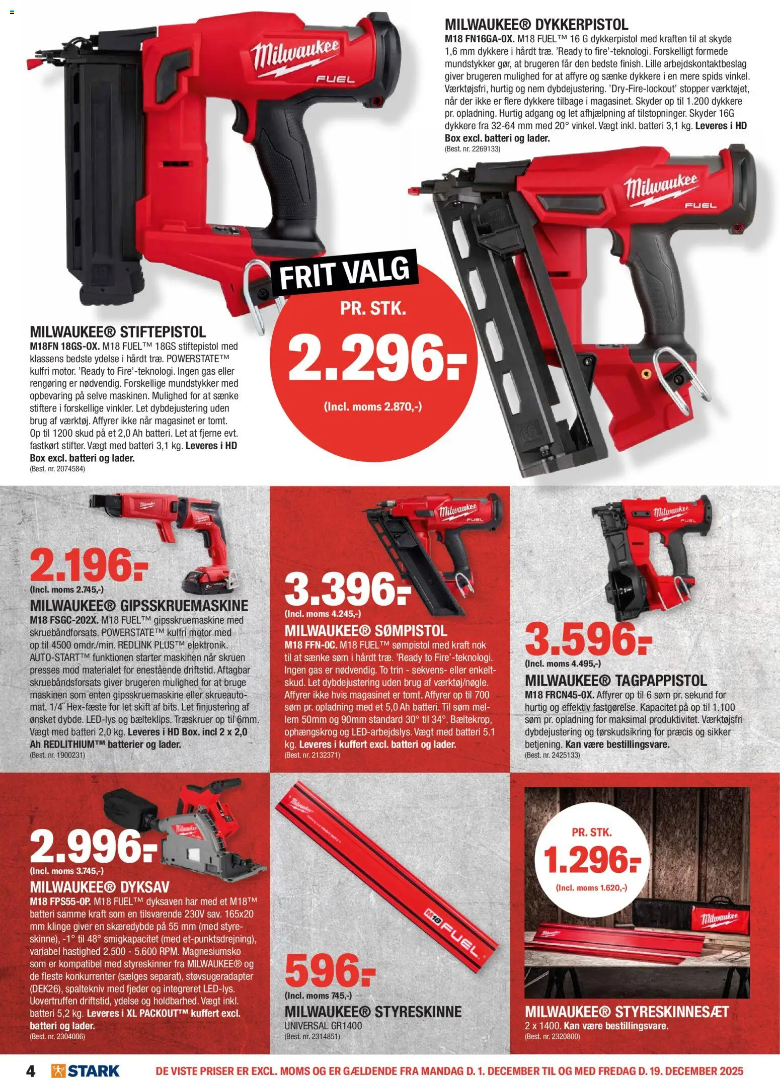 Stark tilbudsavis – gyldig fra 01.12.2025 | Side: 4 | Produkter: Mel, Batterier, Kuffert, Batteri