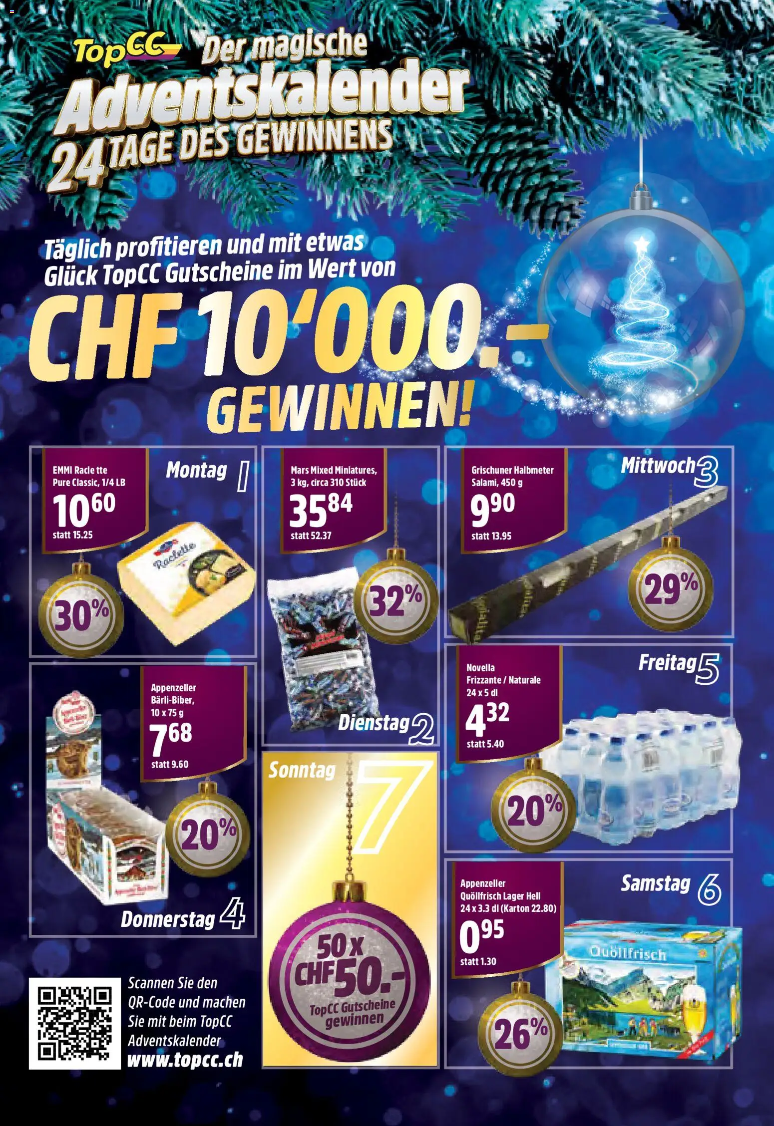 TopCC - Black Friday – gültig ab 01.12.2025 | Seite: 23 | Produkte: Mars, Raclette