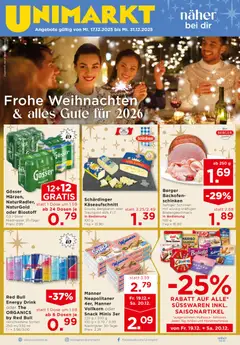 Unimarkt Flugblatt ab 17.12.2025 gültig