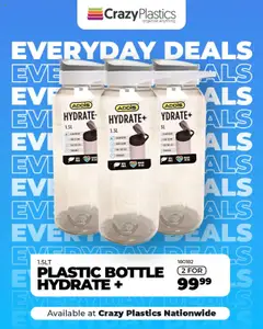 Preview of Crazy Plastics specials valid from 29.07.2025