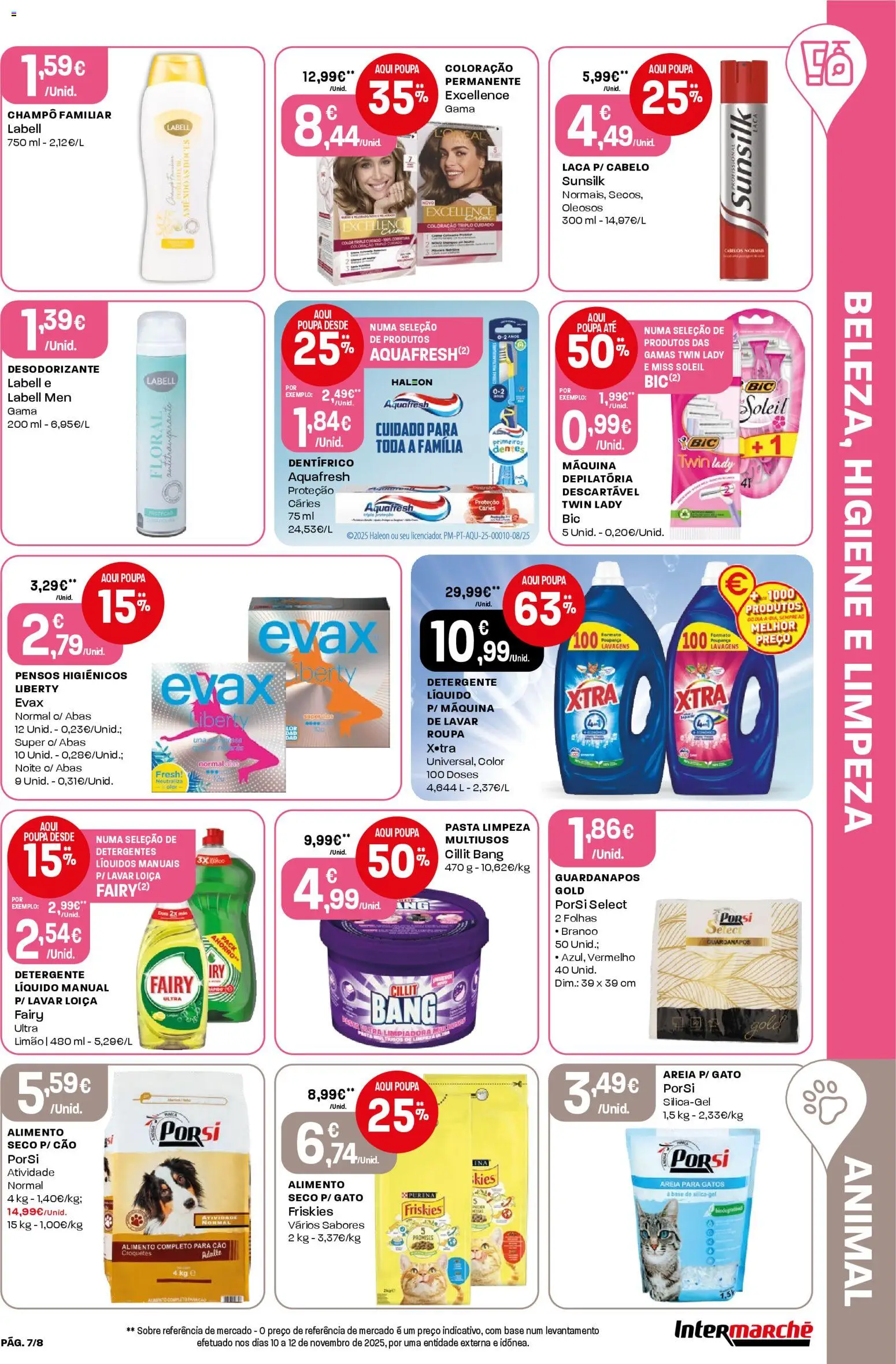 Intermarché Folheto Mini │ válido de 18.12.2025 | Página: 7 | Produtos: Amêndoas, Pensos higiénicos, Guardanapos, Base