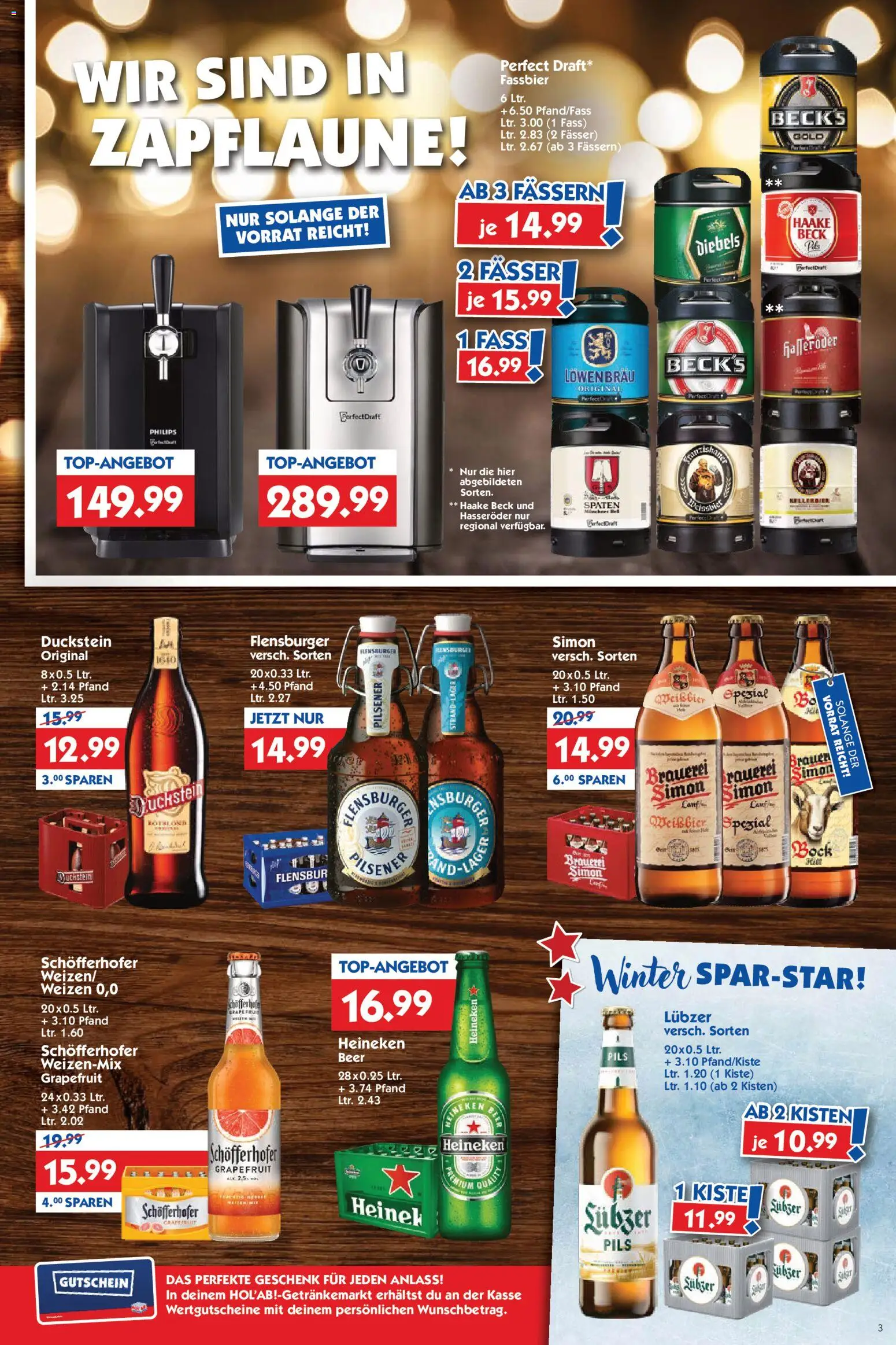 HOL’AB! Prospekt 	 – gültig ab 01.12.2025 | Seite: 3 | Produkte: Weißbier, Grapefruit, Hasseröder, Lubzer