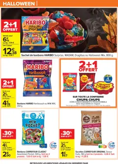 Carrefour - Prévisualisation de Carrefour catalogue halloween valide à partir de 21.10.2025 | Page: 7 | Produits: Bonbons Haribo, Bonbons, Chips