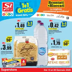 Anteprima del volantino Sì con Te Superstore catalogo valido a partire dal 15.01.2026