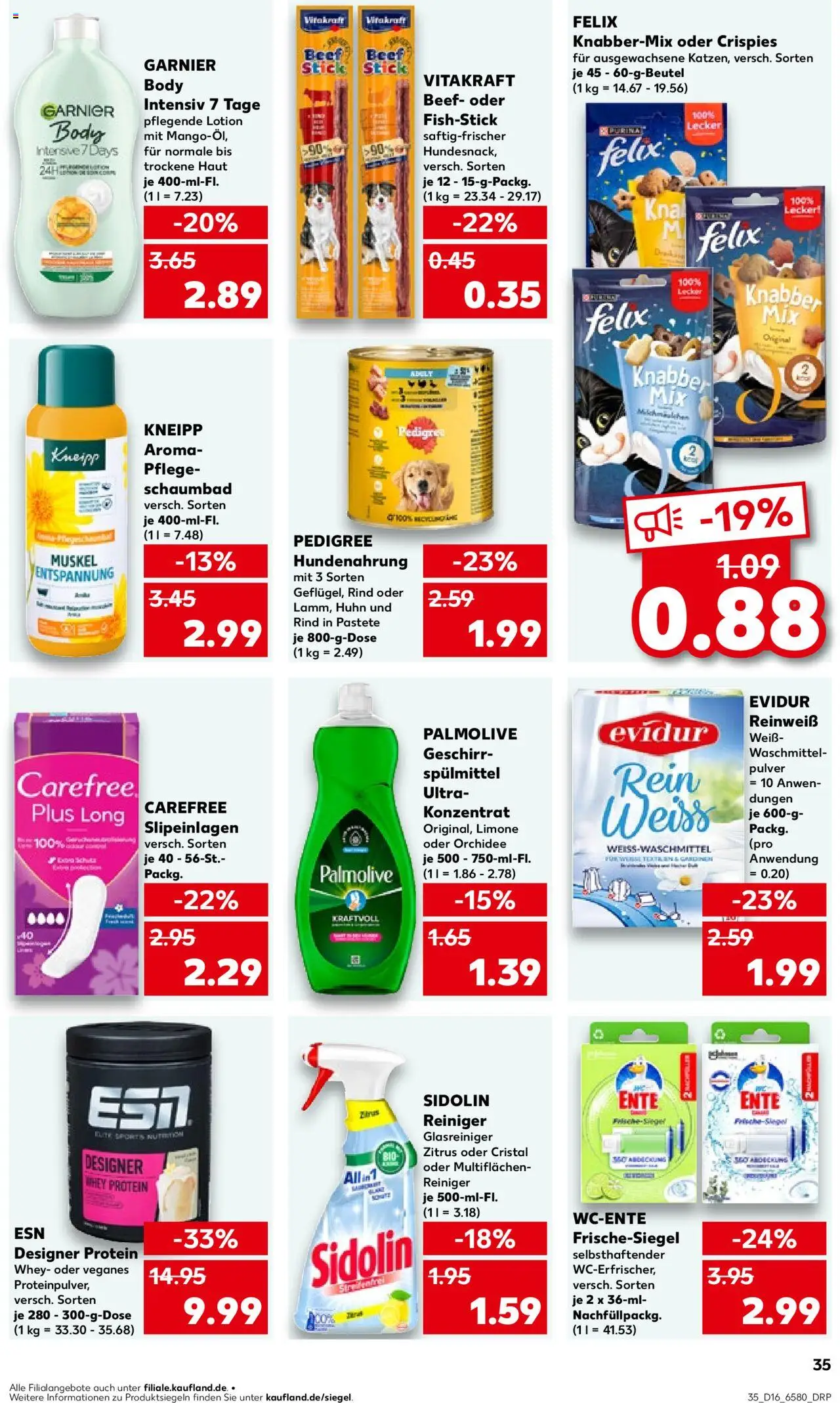 Kaufland - Hamburg, Bergedorfer Straße 106 - gültig ab dem 17.04.2025 | Seite: 35 | Produkte: Orchidee, Waschmittel, Body Lotion, Pedigree