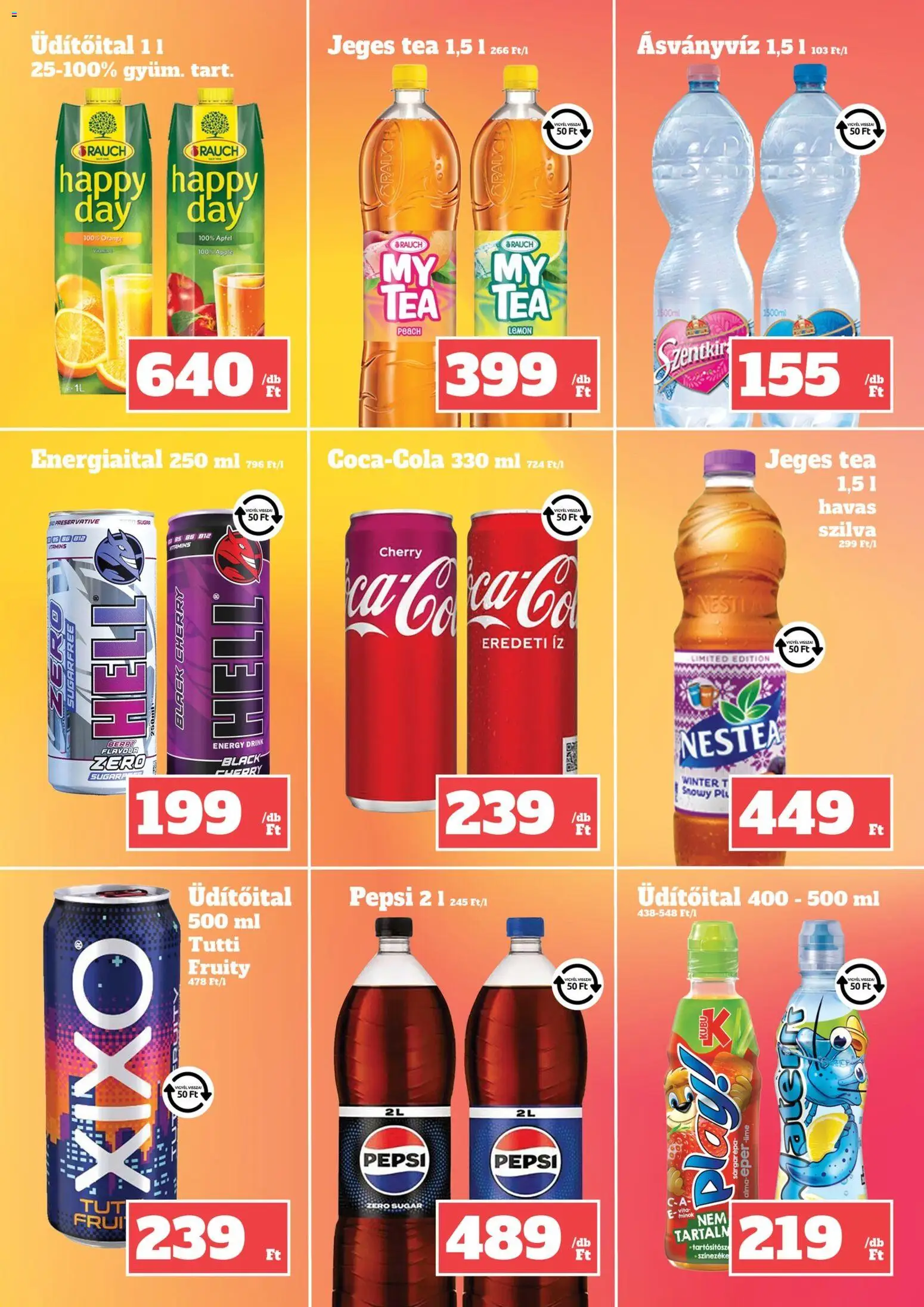 Family Diszkont akciós ujság - amely érvényes a következő dátumtól: 06.11.2025 | Oldal: 19 | Termékek: Lime, Energiaital, Pepsi, Szilva