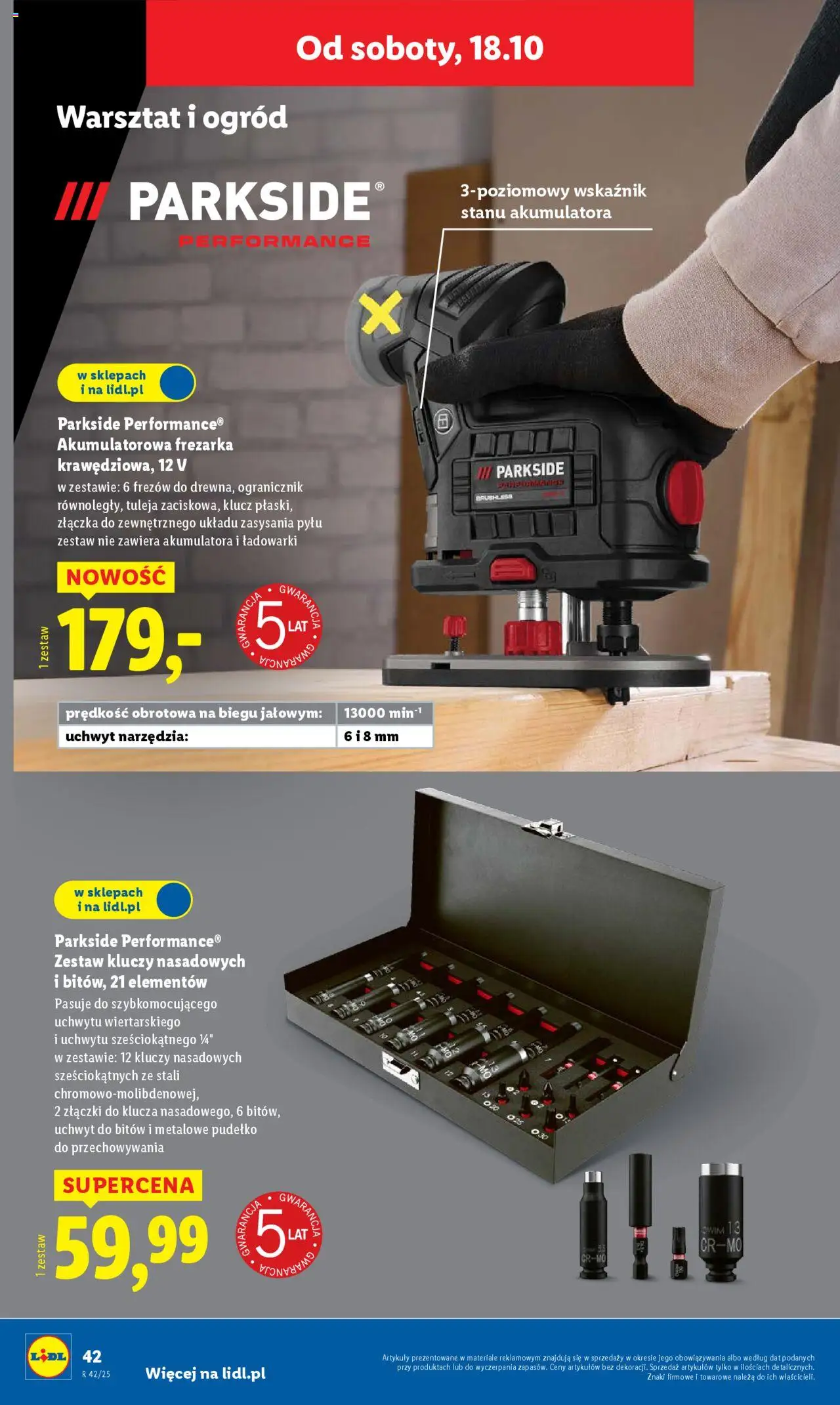 Lidl Katalog od 13.10.2025 | Strona: 50 | Produkty: Pudełko, Zestaw kluczy nasadowych