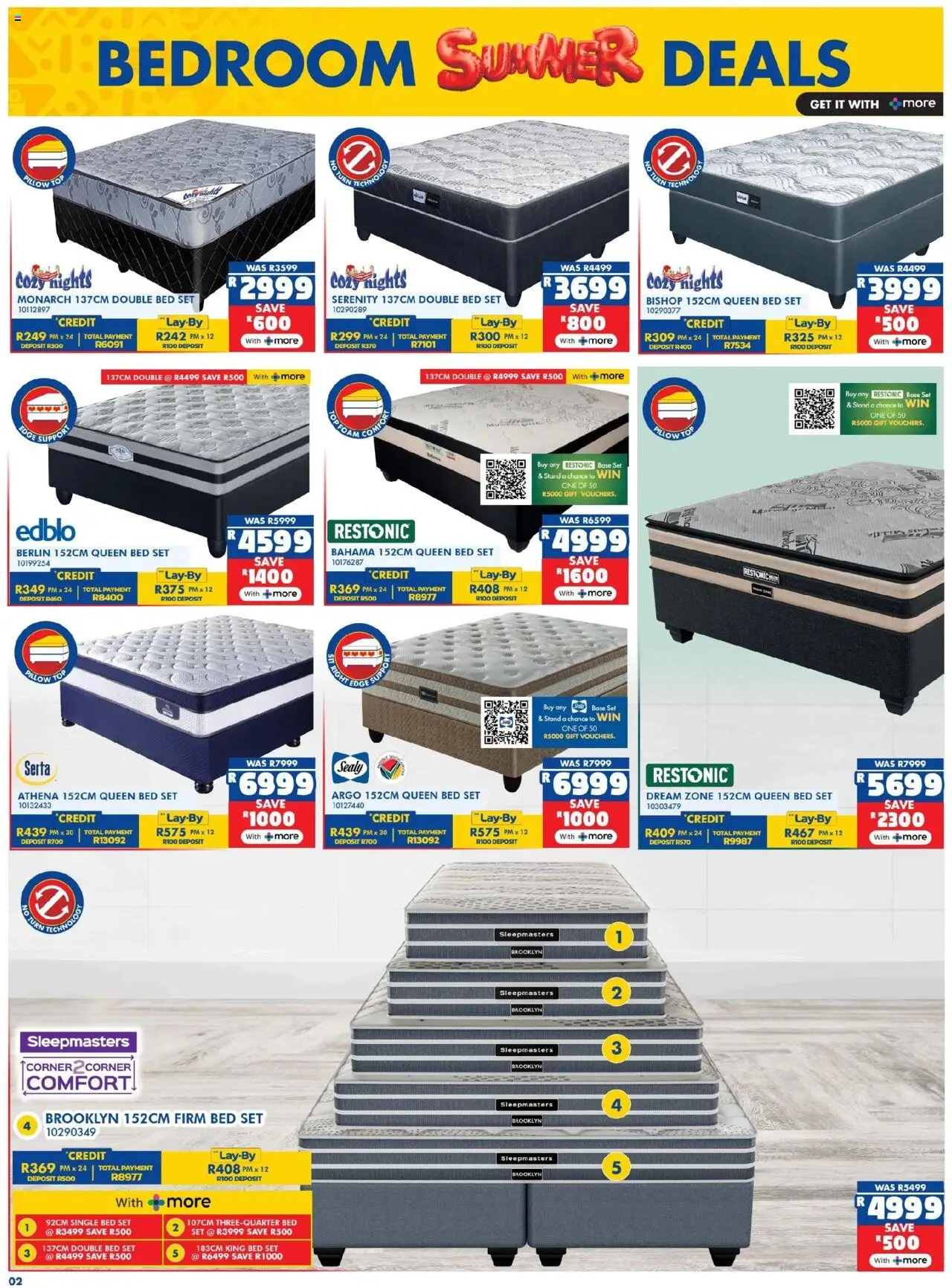New Russells catalogue – valid from 16.10.2025 | Page: 2 | Products: Double bed, Queen bed, King bed, Bed
