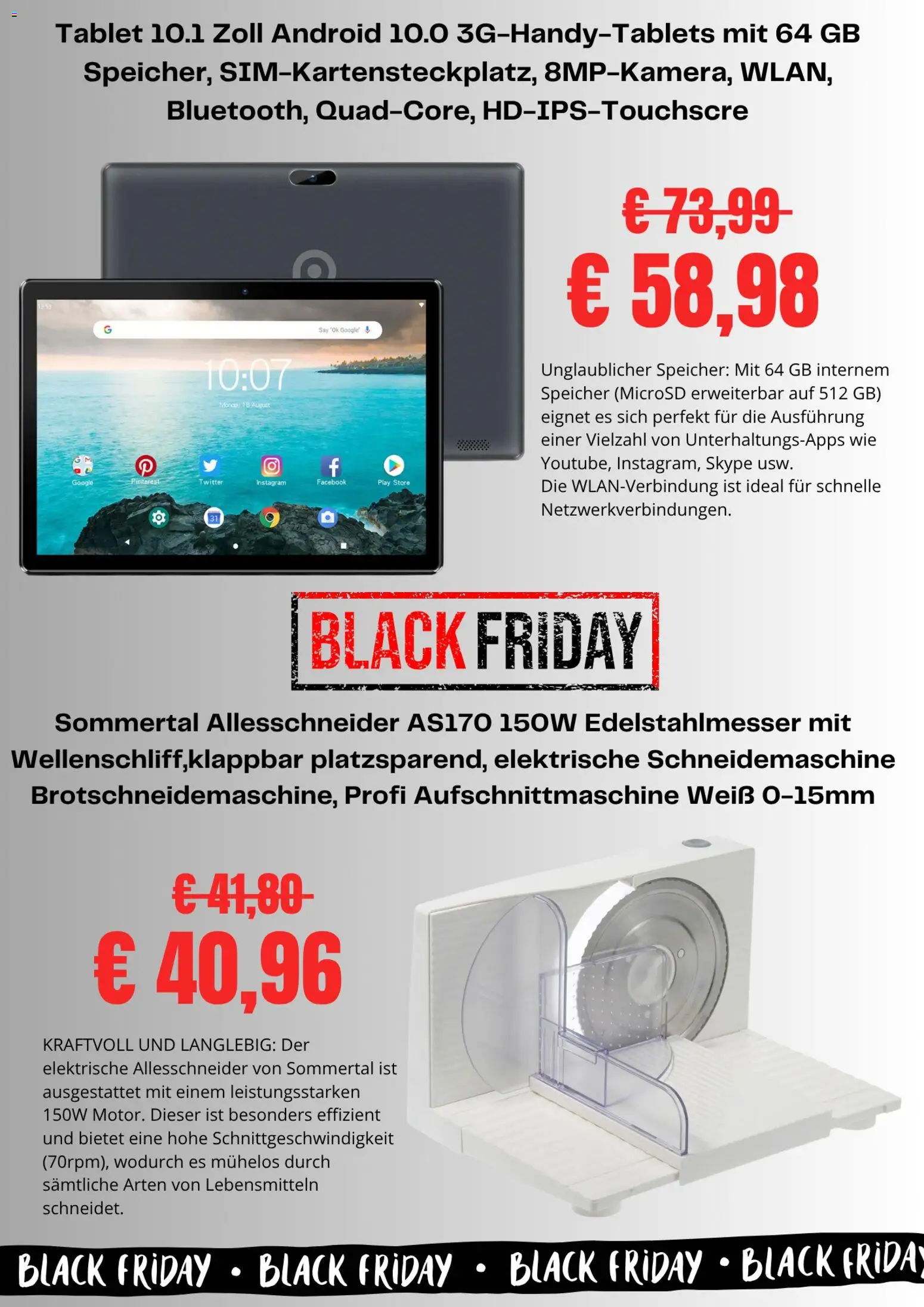 Kaufland - Black Friday  gültig ab 13.11.2025 | Seite: 2 | Produkte: Tablet