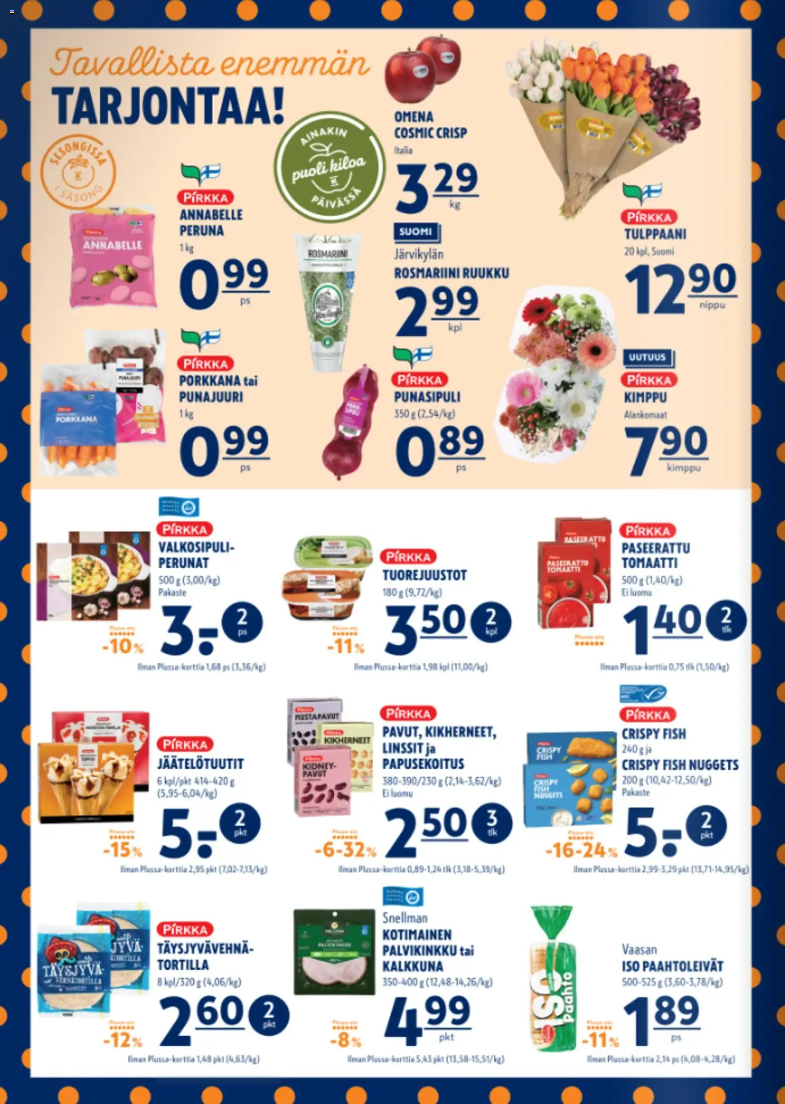 K-Supermarket tarjoukset – voimassa 26.02.2026 alkaen | Sivu: 2 | Tuotteet: Linssit, Pavut, Peruna, Punajuuri