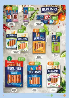 Pogląd oferty "Eurocash Gazetka - Katalog Wędlin" - ważna od 05.02.2026 | Strona: 5 | Produkty: Parówki berlinki, Kurczak, Parówki, Szynka
