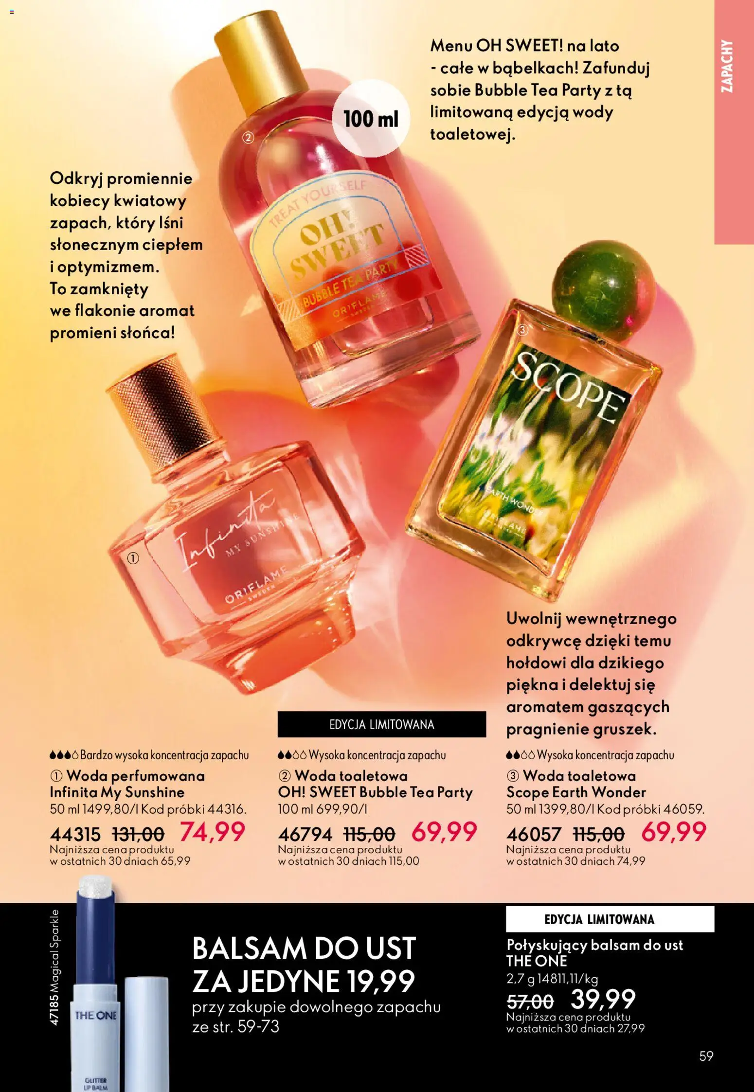 Oriflame Katalog 6 2026 od 15.04.2026 | Strona: 59 | Produkty: Woda toaletowa, Woda