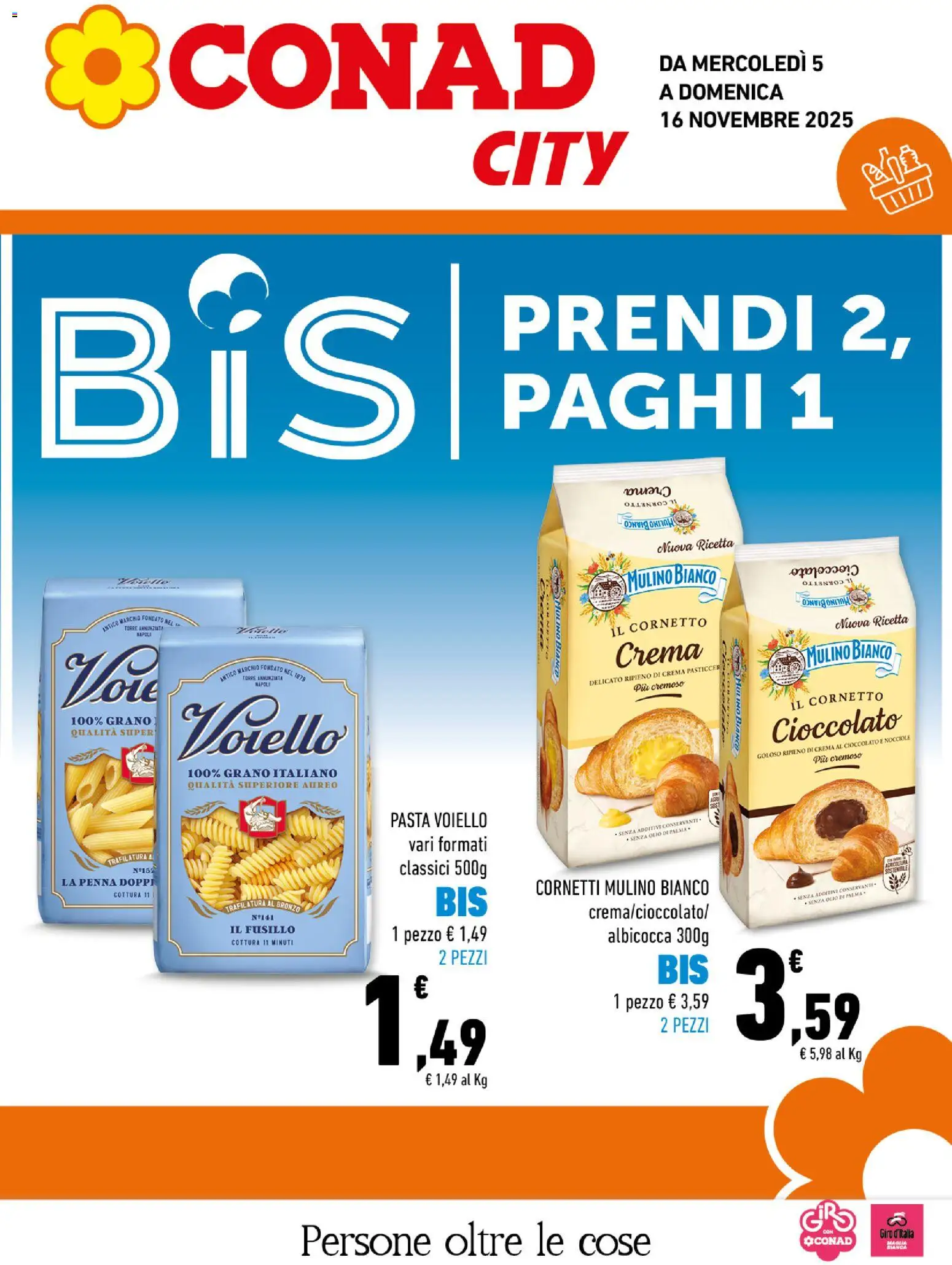 Volantino Conad del 05.11.2025 | Pagina: 1 | Prodotti: Crema, Cioccolato, Olio, Nocciole