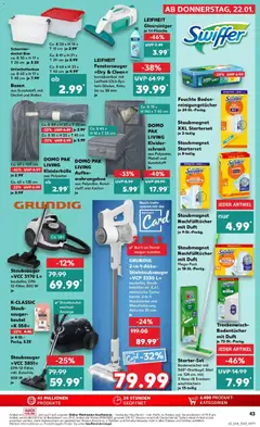 Kaufland prospekt Coesfeld	 ab 26.01.2026 gültig | Seite: 43 | Produkte: Kleiderschrank, Duft, Reinigungstücher, Swiffer