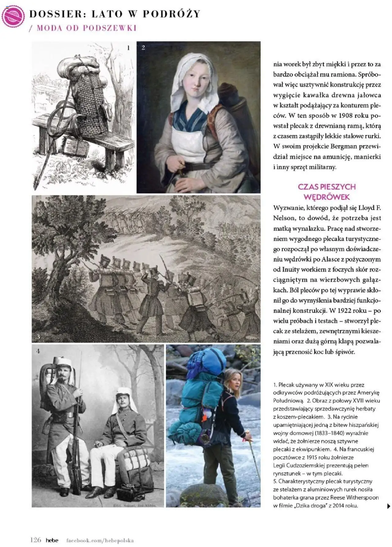 Hebe Gazetka - Magazyn od 01.07.2025 | Strona: 126 | Produkty: Plecak, Koc, Róż