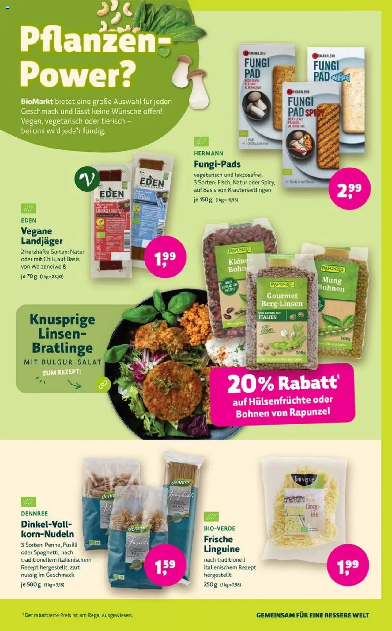 BioMarkt Prospekt 	 – gültig ab 22.10.2025 | Seite: 9 | Produkte: Regal, Chili, Pasta, Fleisch