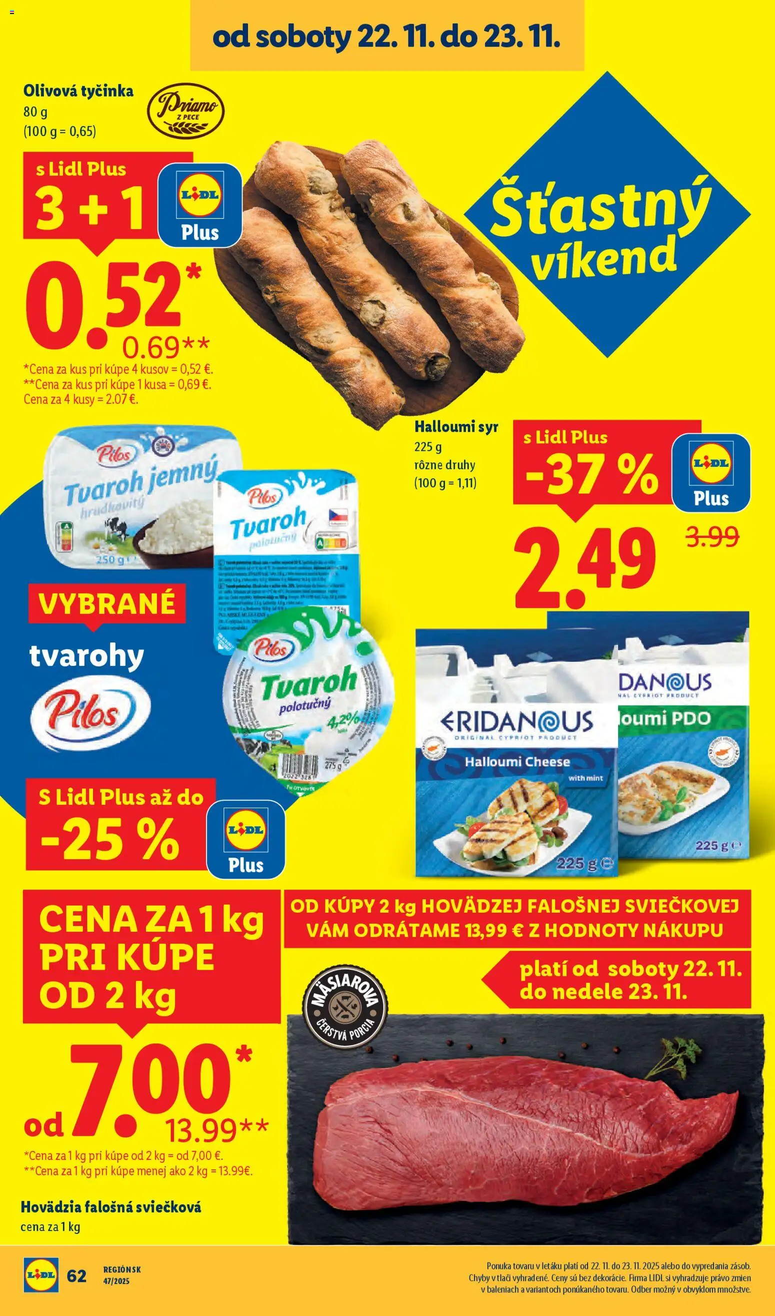 Nové Lidl akcie – leták je platný od 20.11.2025 | Strana: 46 | Produkty: Syr, Tvaroh