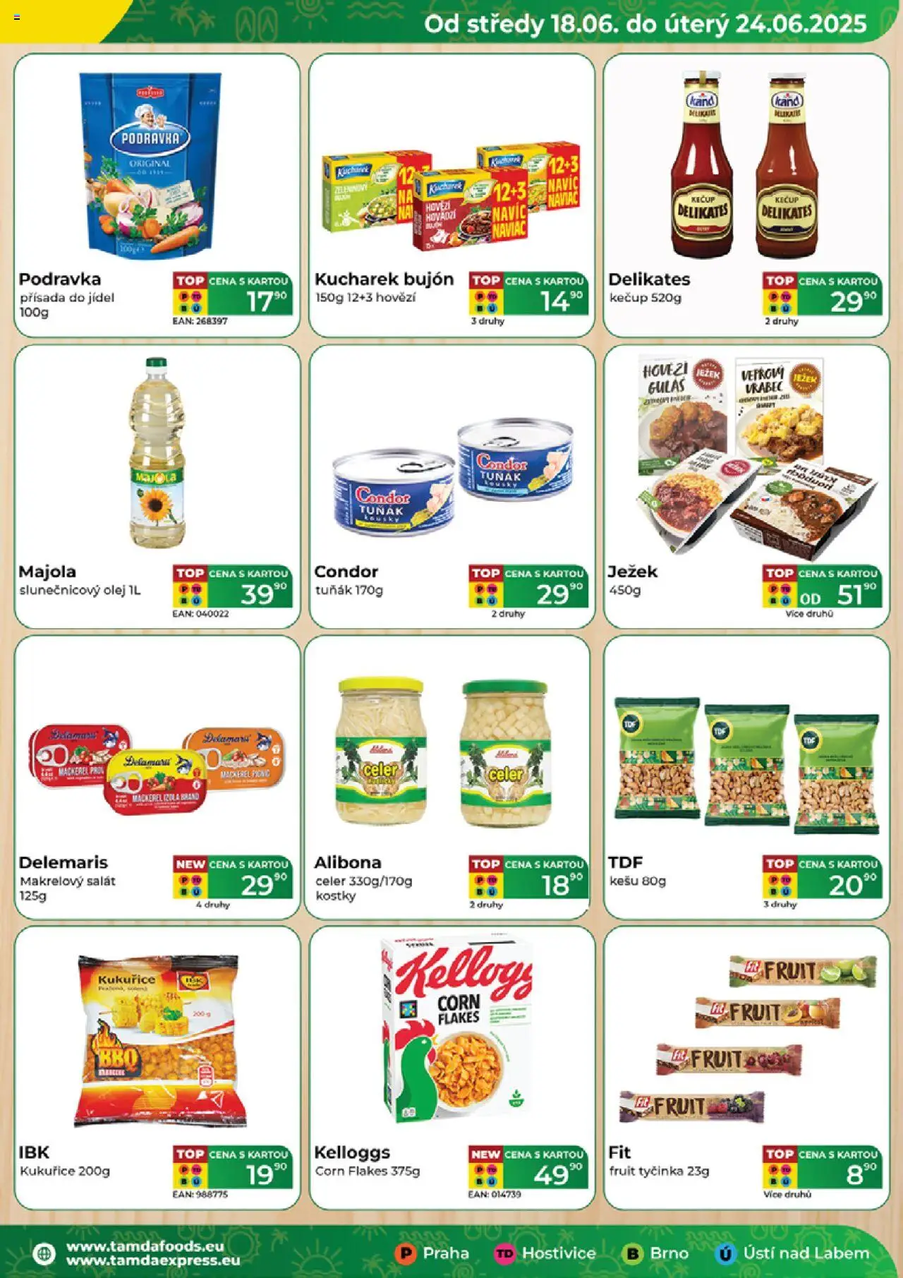 Tamda Foods leták od 18.06.2025 | Strana: 3 | Produkty: Kešu, Bujón, Slunečnicový olej, Guláš