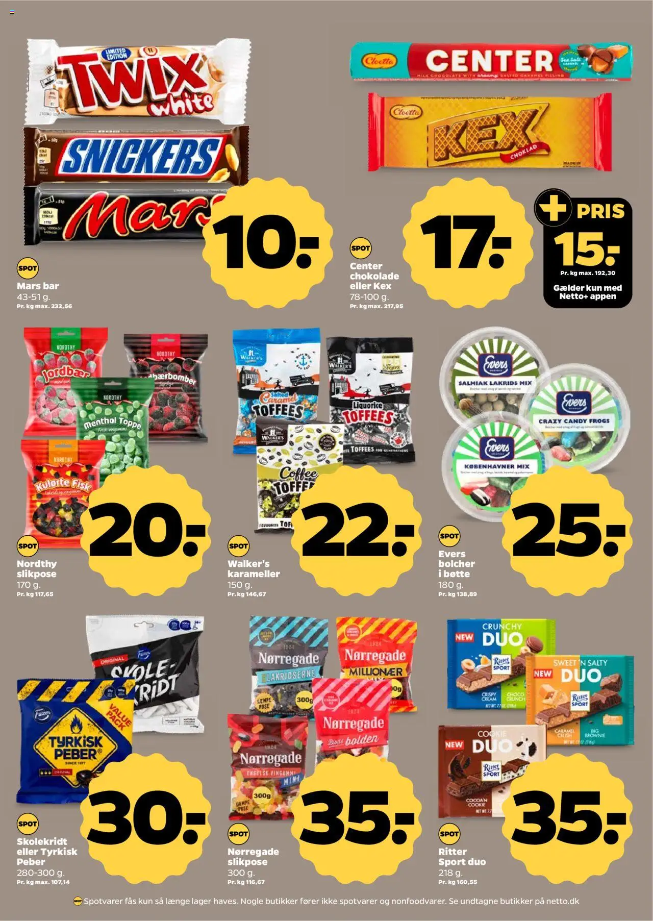 Netto tilbudsavis – gyldig fra 27.09.2025 | Side: 20 | Produkter: Fisk, Jordbær, Lakrids, Karameller