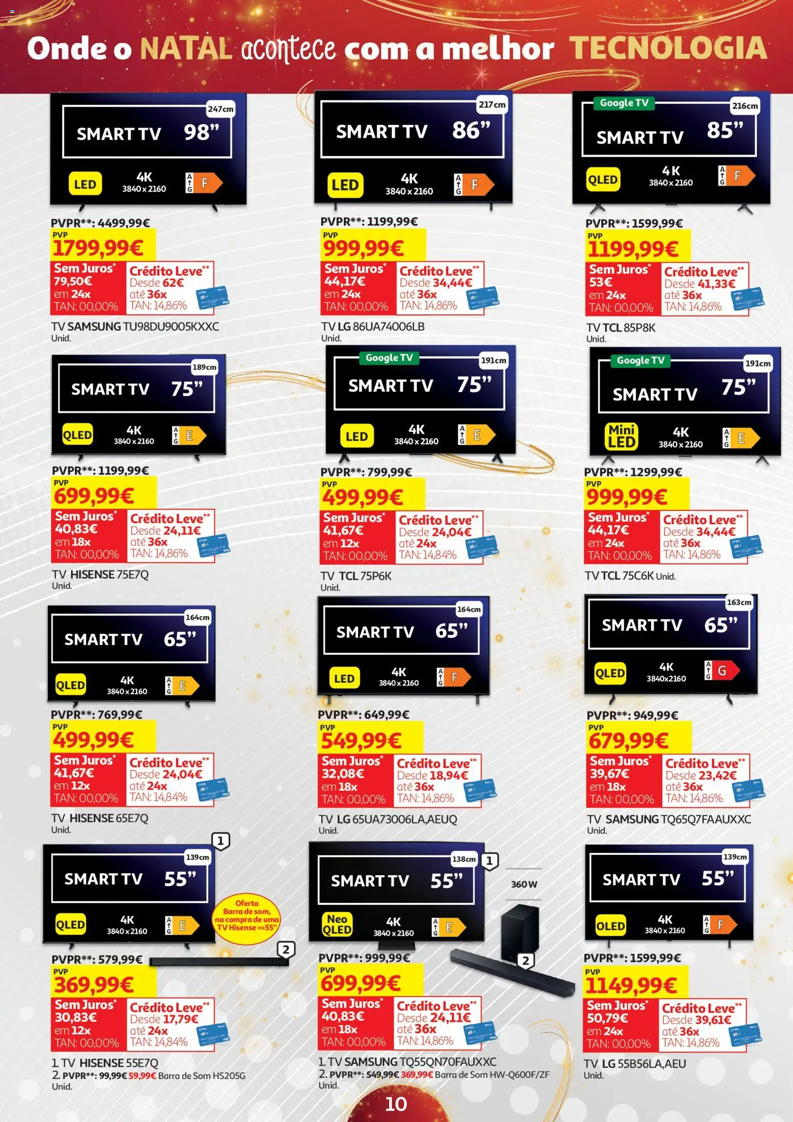 Auchan - Onde o Natal acontece com a melhor tecnologia │ válido de 21.11.2025 | Página: 10