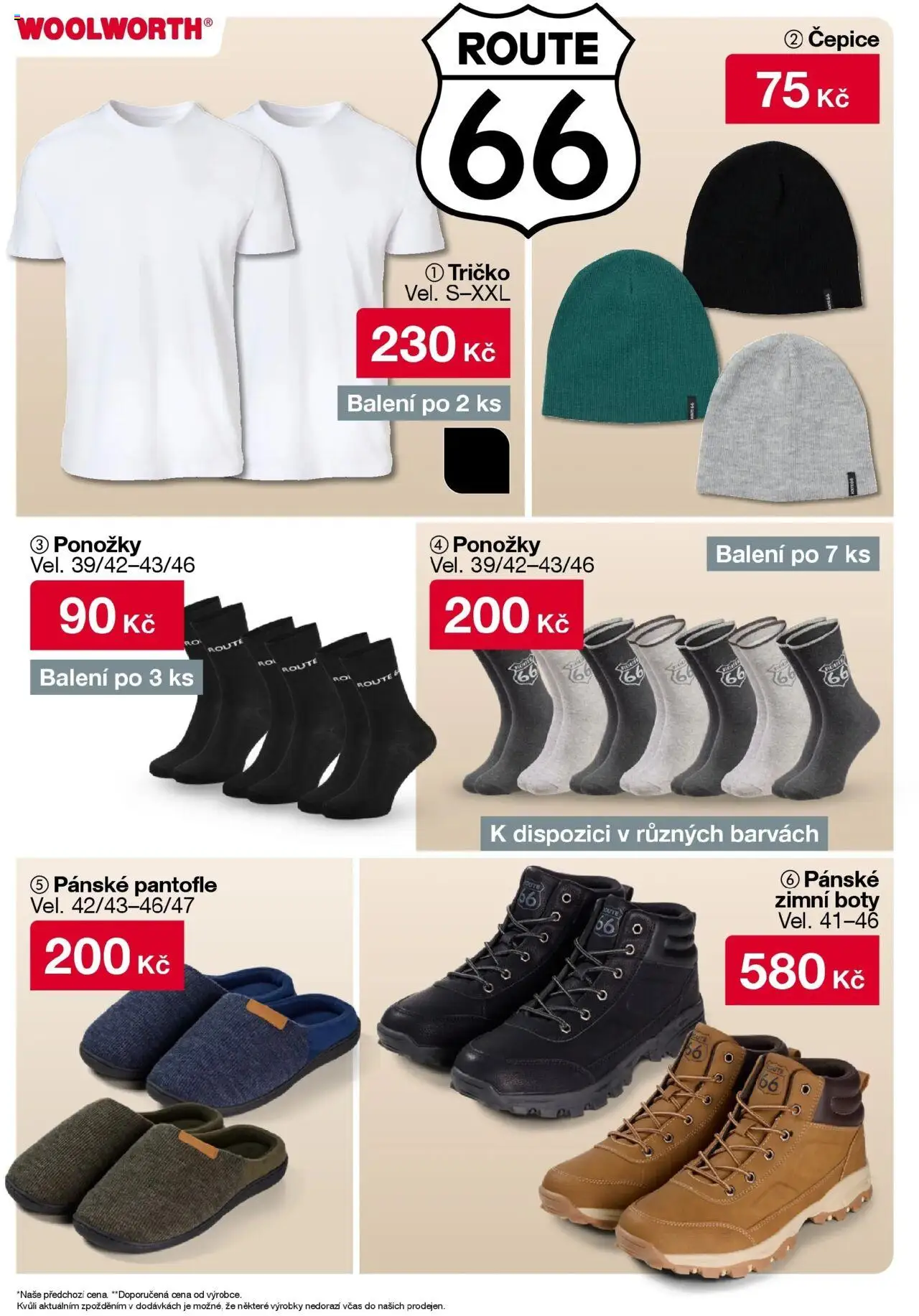 Woolworth leták od 10.10.2025 | Strana: 26 | Produkty: Ponožky, Pantofle, Boty, Zimní boty
