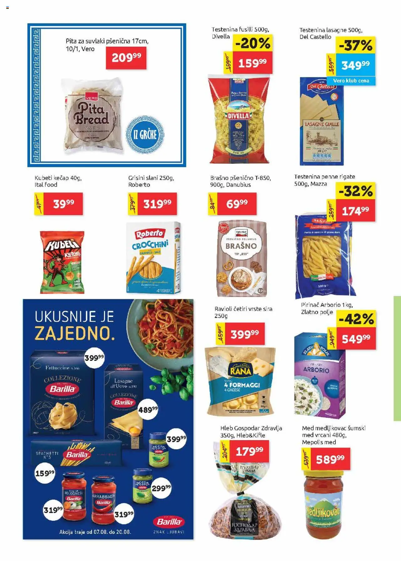SuperVERO katalog - važi od 07.08.2025 | Strana: 10 | Proizvode: Kečap, Pita, Hleb, Med