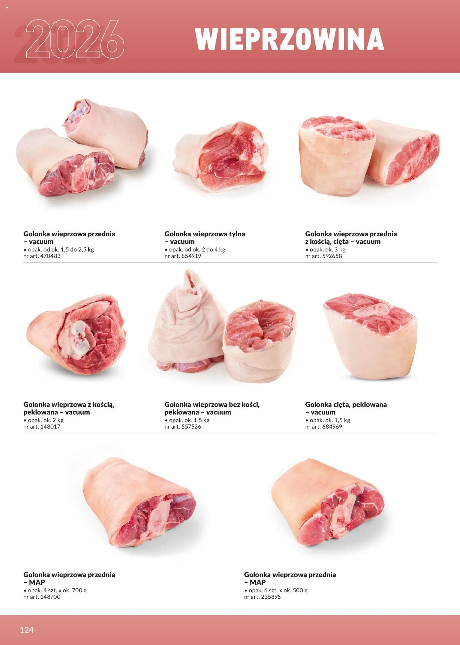 Makro Gazetka - Ultra fresh od 01.03.2026 | Strona: 124 | Produkty: Golonka wieprzowa, Wieprzowina