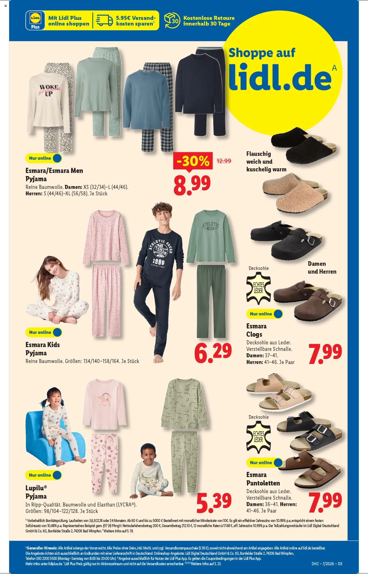 Lidl - Prospekt – gültig ab 09.02.2026 | Seite: 17 | Produkte: Bad, Pyjama, Telefon