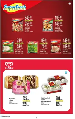 22.04.2026 tarihinden itibaren geçerli olan CarrefourSA kataloğu önizlemesi | Sayfa: 18 | Ürünler: Ispanak, Pizza, Soğan, Ahududu