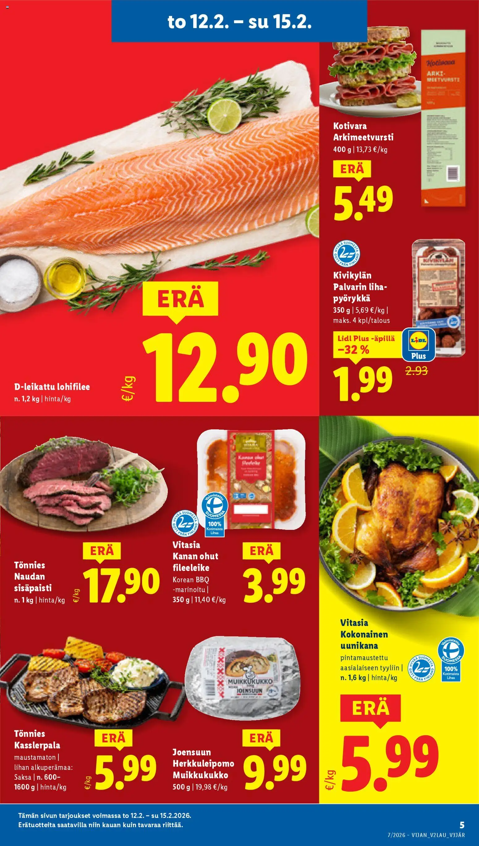Lidl tarjoukset – voimassa 12.02.2026 alkaen | Sivu: 5