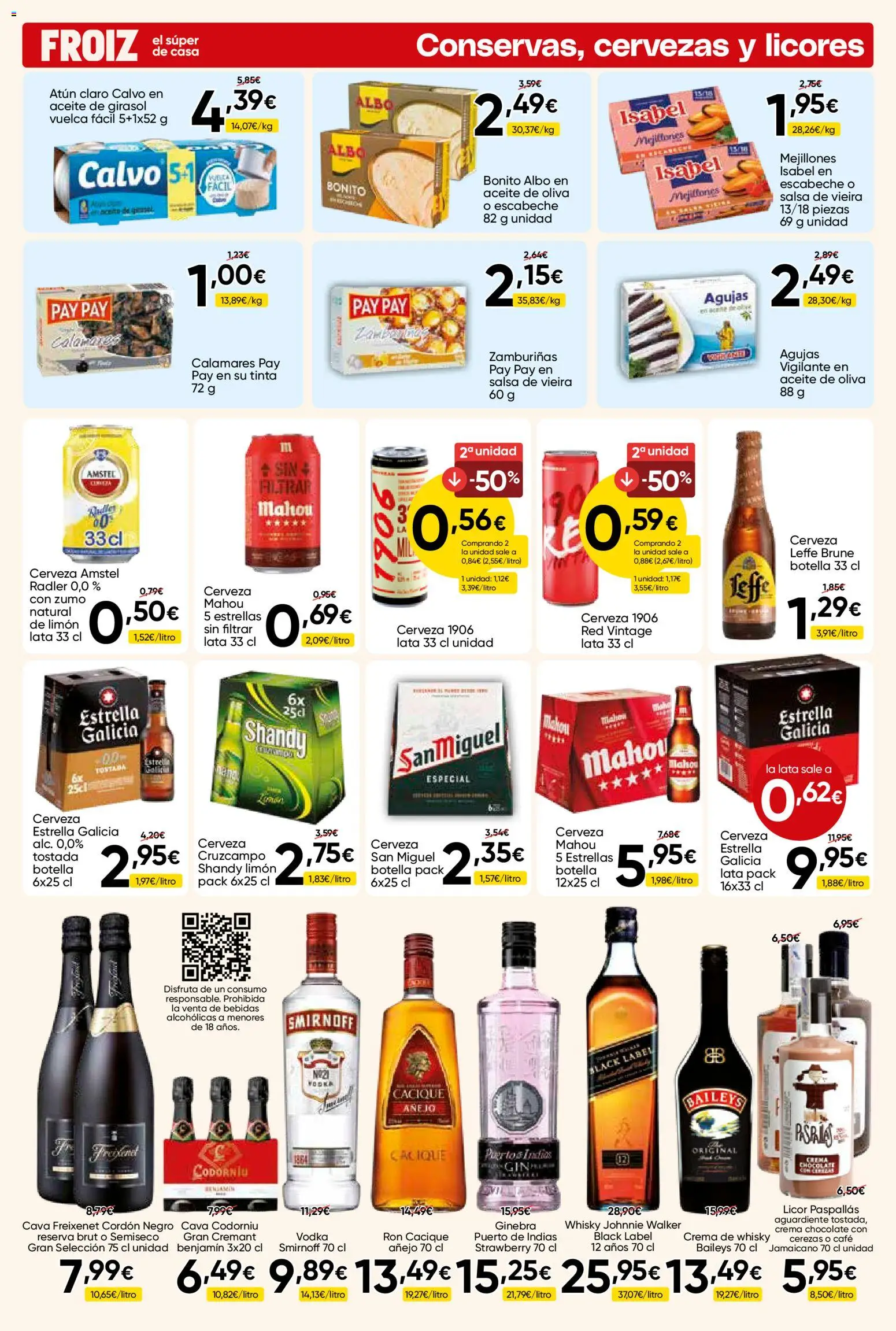 Froiz folleto │ válido desde el 28.04.2026 | Página: 13 | Productos: Aceite, Café, Ginebra, Ροζ πιπέρι