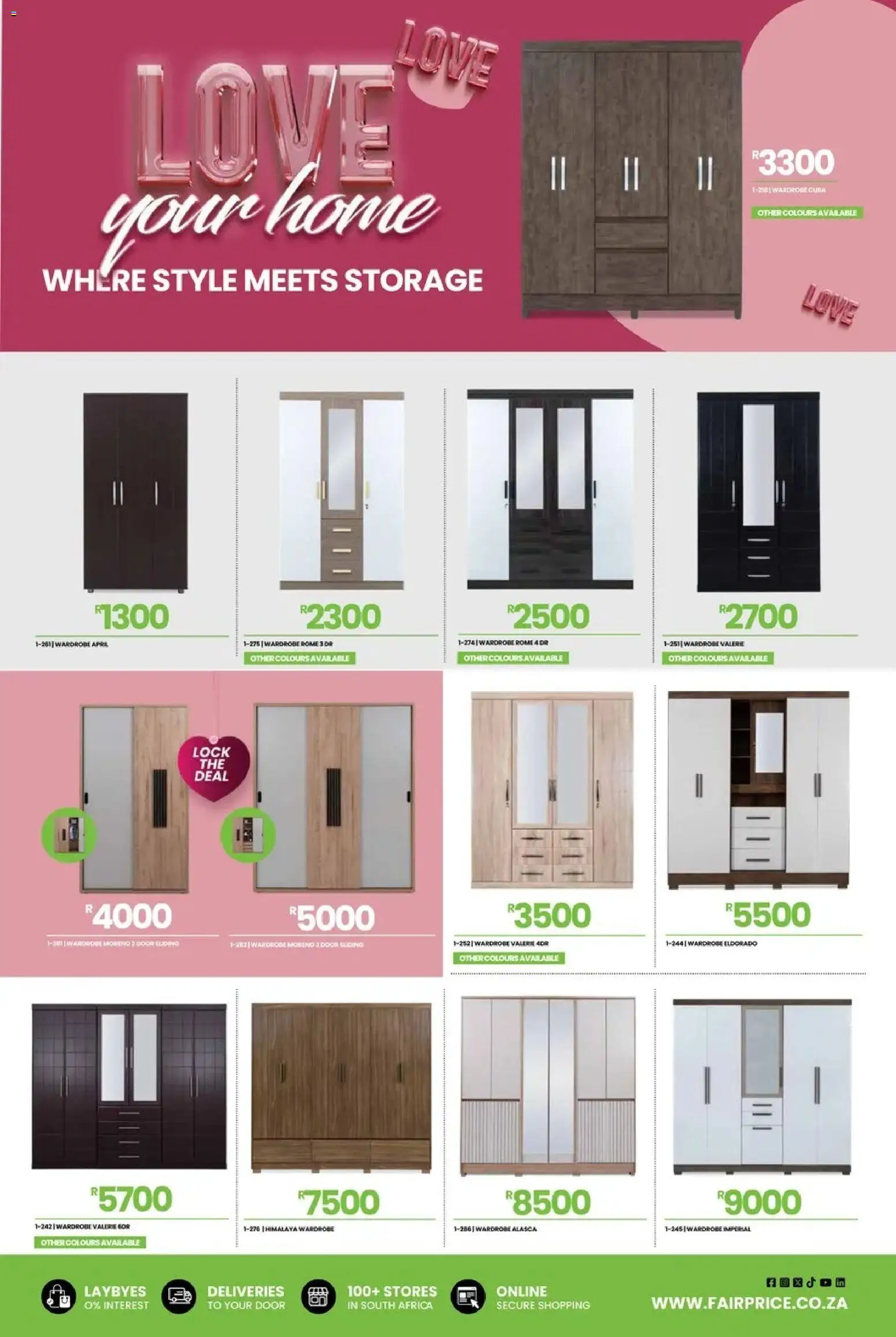 New Fair Price catalogue – valid from 01.02.2026 | Page: 13 | Products: Lock, Wardrobe