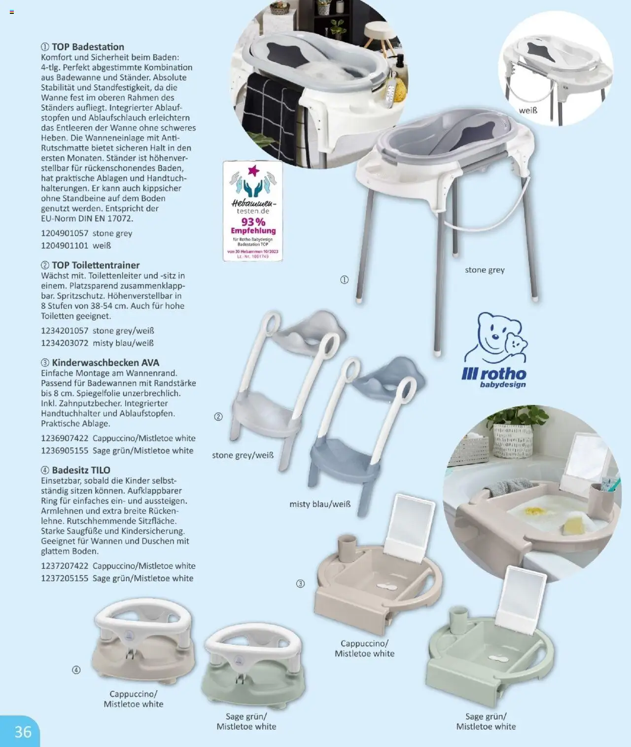 Vedes - Babykatalog - gültig ab dem 01.07.2025 | Seite: 36 | Produkte: Top, Handtuchhalter