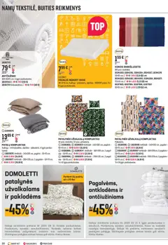 Senukai akcijos nuo 20.08.2025 | Puslapis: 28 | Prekių: Rankšluostis, Pagalvė, Antklodė
