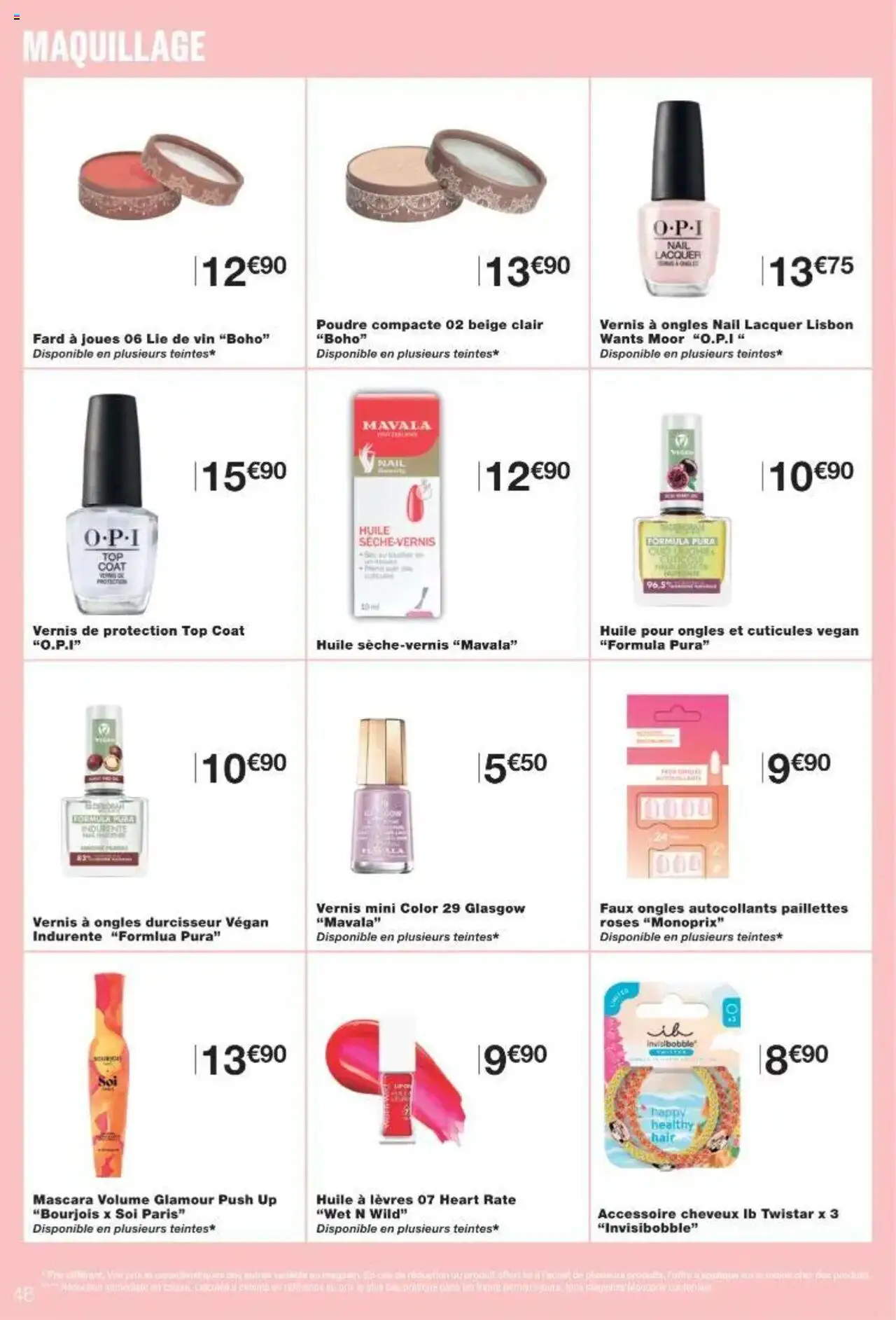  | Page: 46 | Produits: Maquillage, Poudre, Mascara, Huile