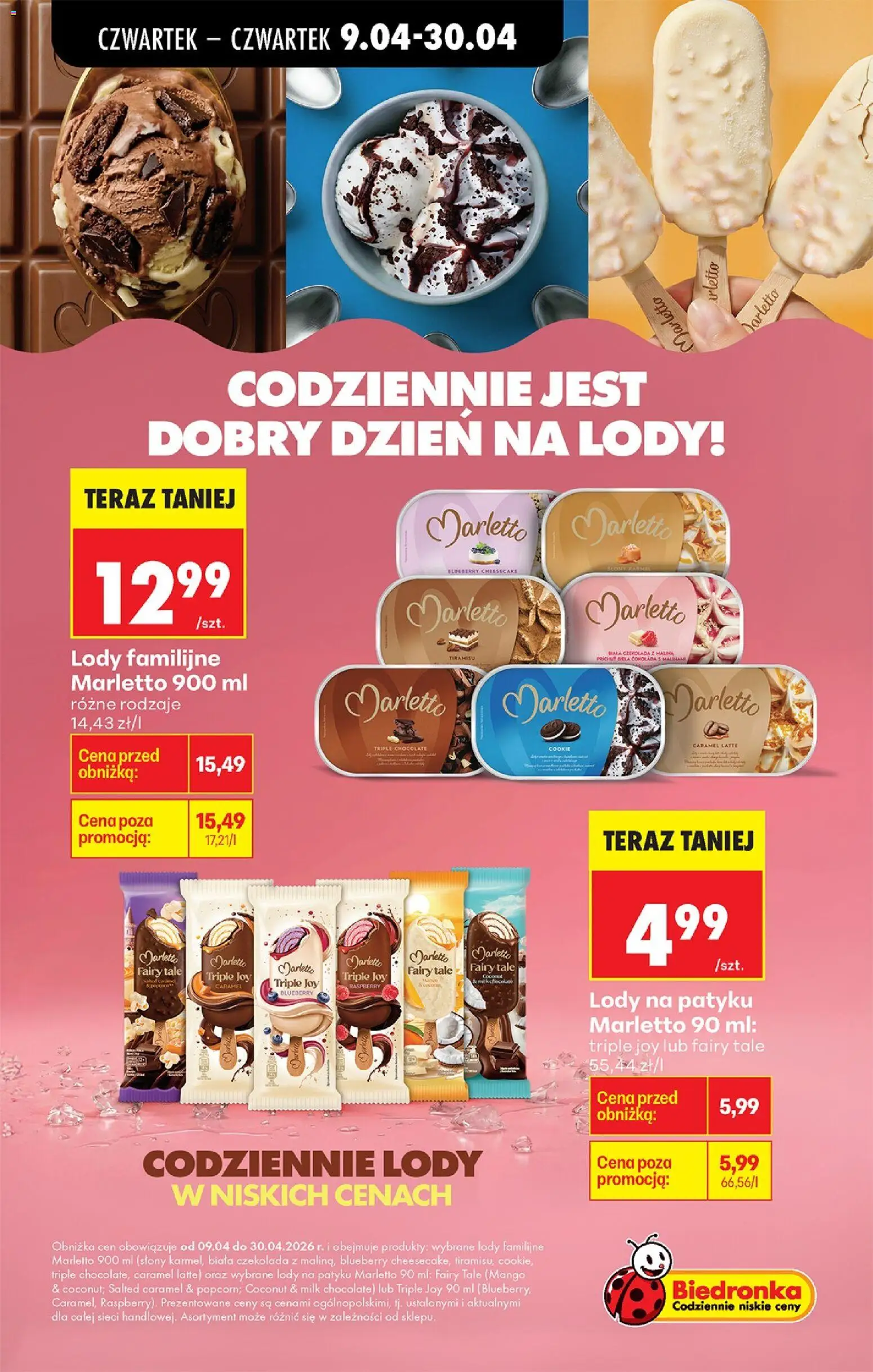 Biedronka Polsko leták - Codziennie niskie ceny od 09.04.2026 | Strana: 25 | Produkty: Mango, Tiramisu, Cheesecake, Milk chocolate