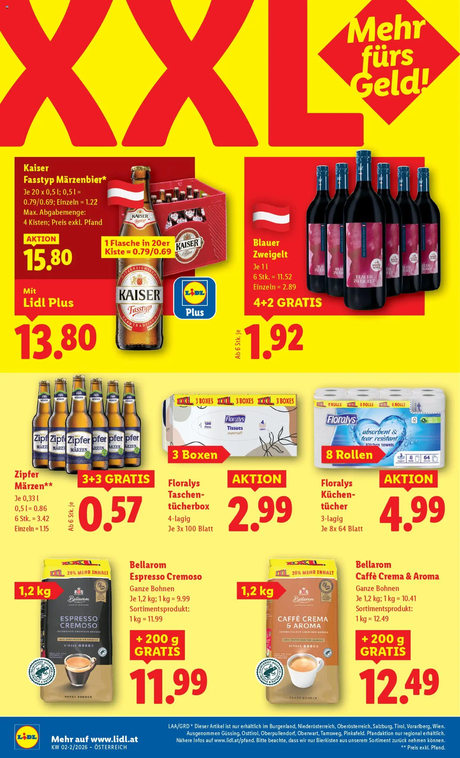 Lidl Flugblatt - Altenmarkt im Pongau, St. Johann im Pongau, Zell am See gültig ab 08.01.2026 | Seite: 14