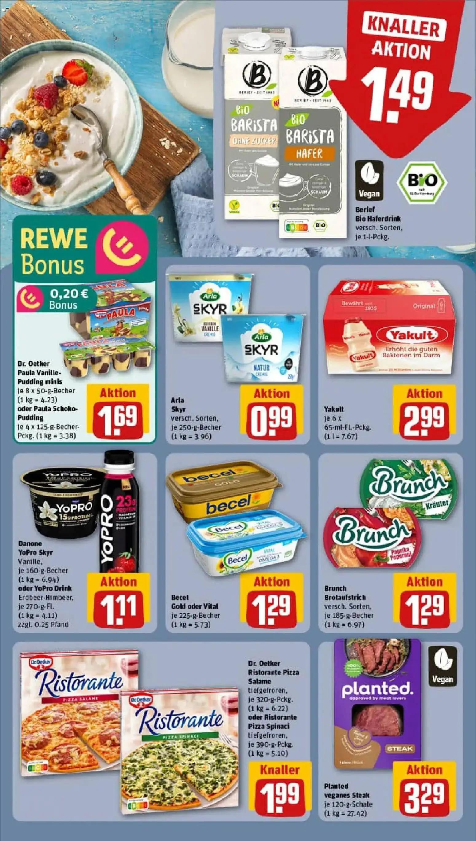 Rewe prospekt Riedering	 – gültig ab 18.01.2026 | Seite: 14 | Produkte: Ristorante, Skyr, Zucker, Salami