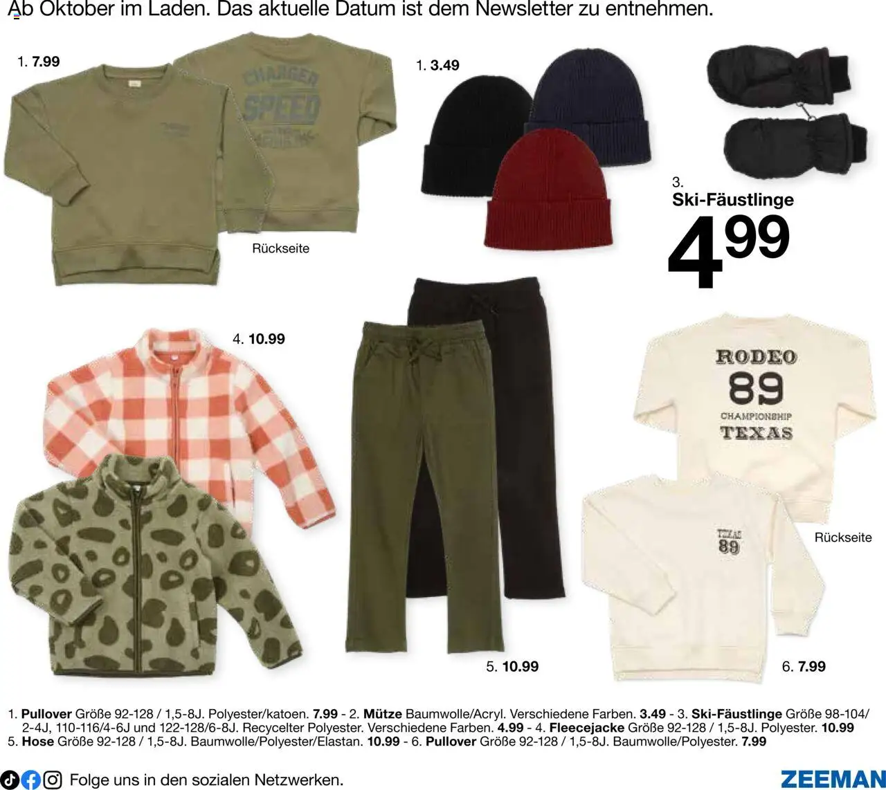 Zeeman Babyprospekt – gültig ab 18.07.2025 | Seite: 37 | Produkte: Pullover, Hose