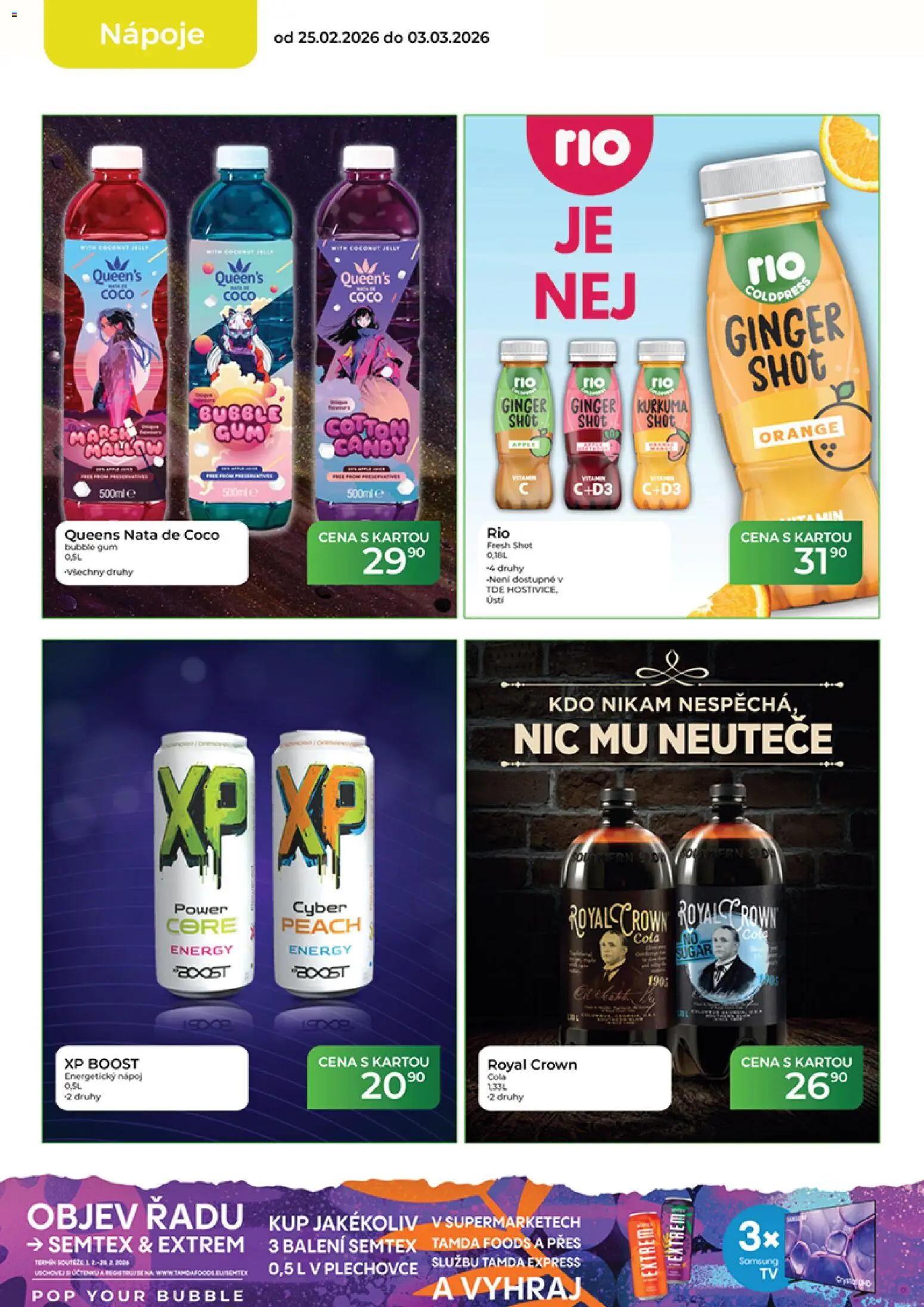 Tamda Foods leták od 25.02.2026 | Strana: 12 | Produkty: Energetický nápoj, Apple, Ginger shot, Cola