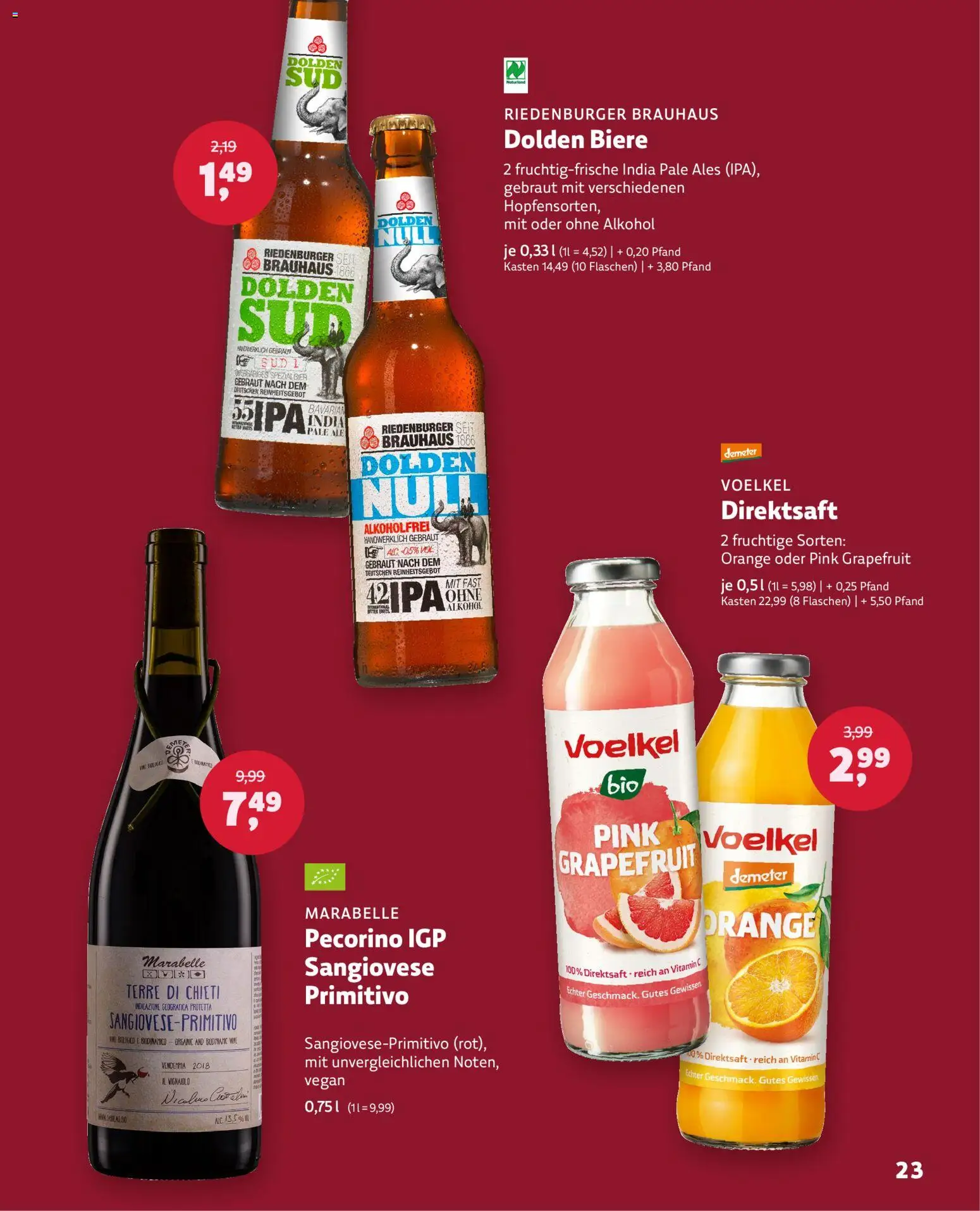 Denns BioMarkt Natürlich Festlich gültig ab 26.11.2025 | Seite: 23 | Produkte: Grapefruit