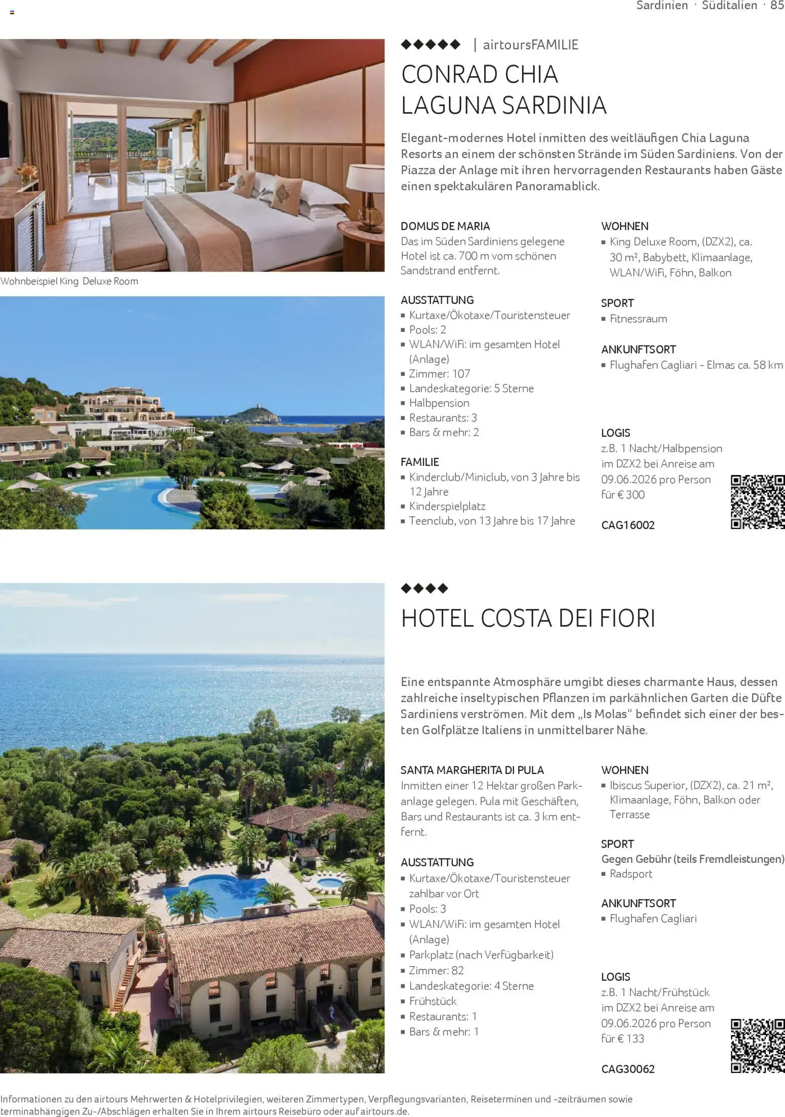 Aida Airtours Erstklassige Europareisen – gültig ab 30.10.2025 | Seite: 85