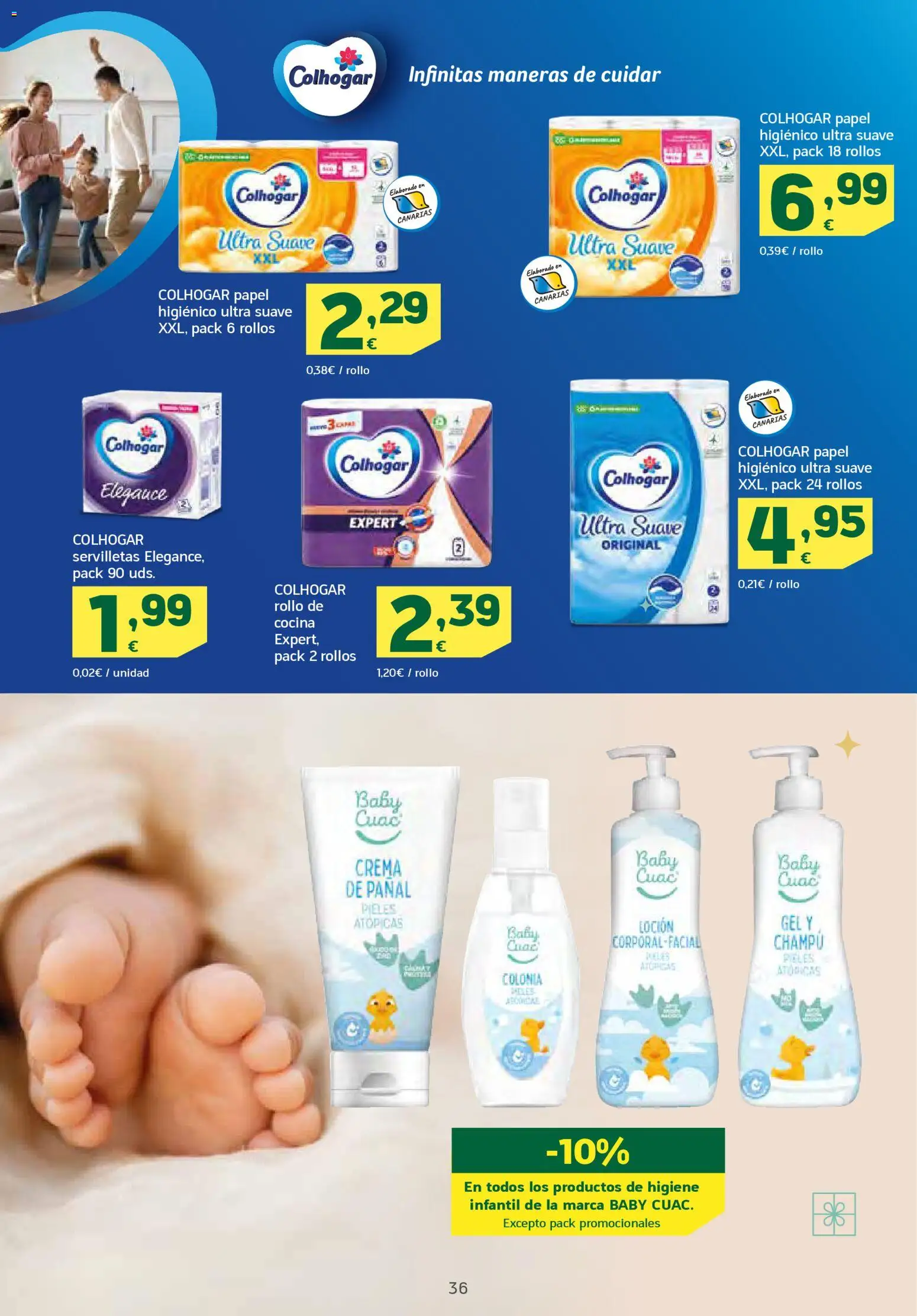 HiperDino folleto │ válido desde el 18.12.2025 | Página: 36 | Productos: Champú, Papel higienico, Crema, Cocina