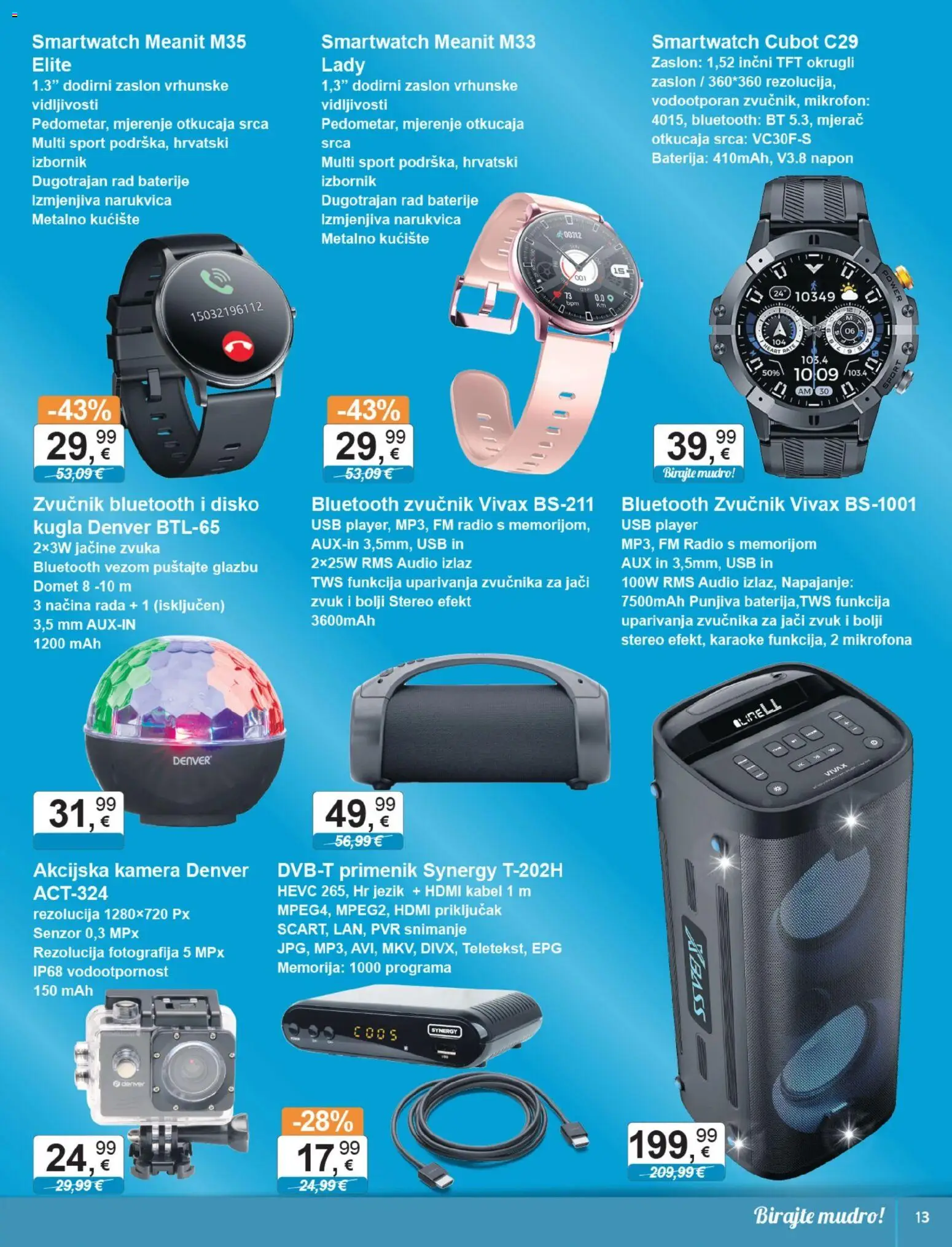 KTC katalog | vrijedi od 05.11.2025 | Stranica: 13 | Proizvodi: Audio, Radio, Mikrofon, Zvučnik