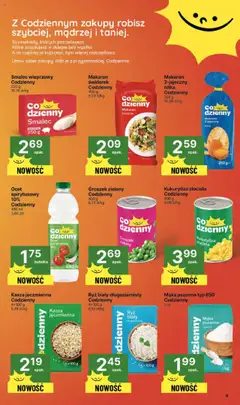 Delikatesy Centrum Gazetka od 11.09.2025 | Strona: 4 | Produkty: Groszek, Ocet, Kasza, Makaron