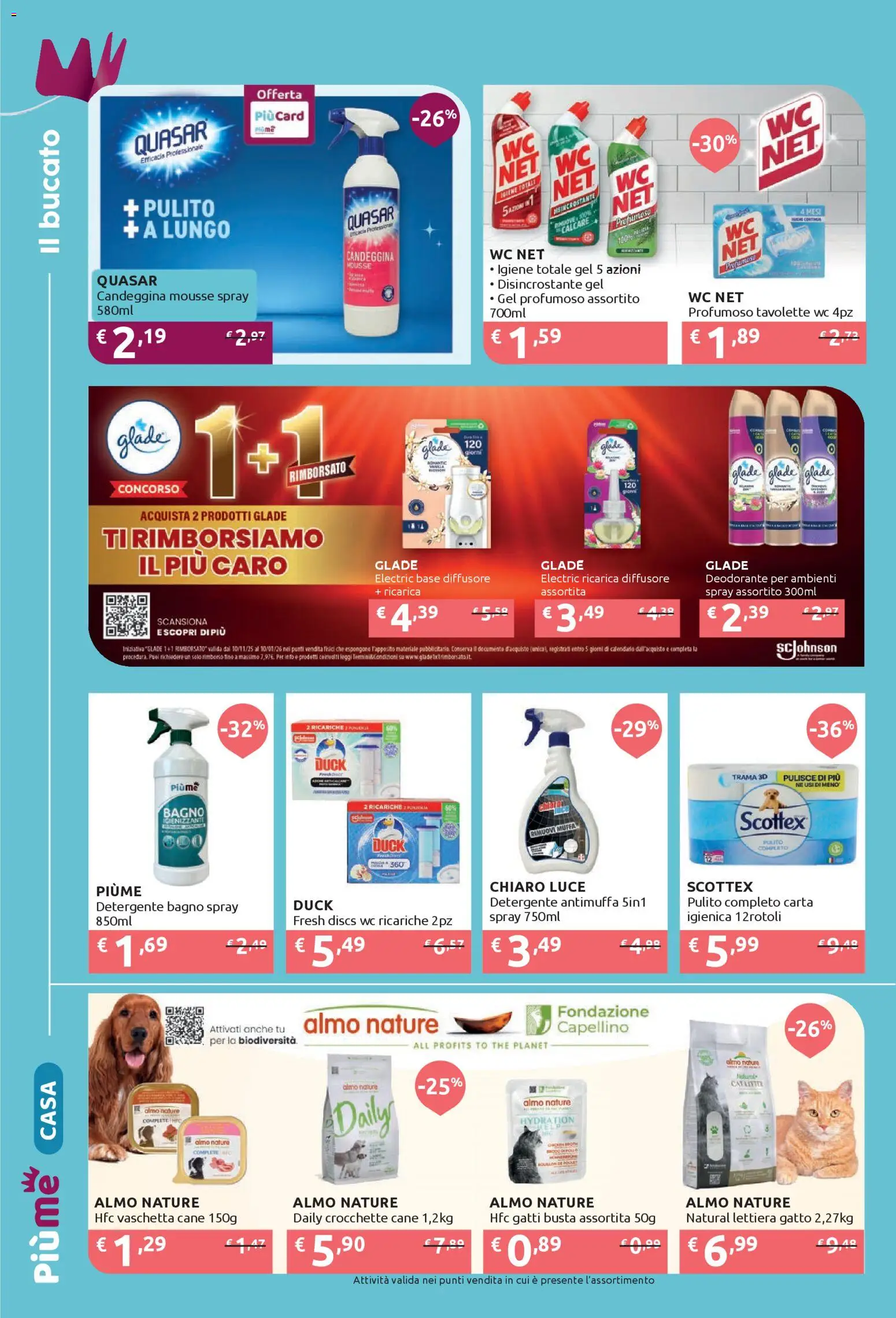 Volantino IperSoap del 17.11.2025 | Pagina: 4 | Prodotti: Detergente, Candeggina, Crocchette, Crocchette cane