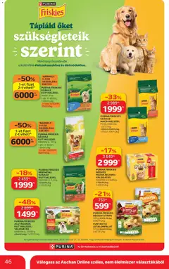 Auchan Akciós újság - amely érvényes a következő dátumtól: 19.02.2026 | Oldal: 46