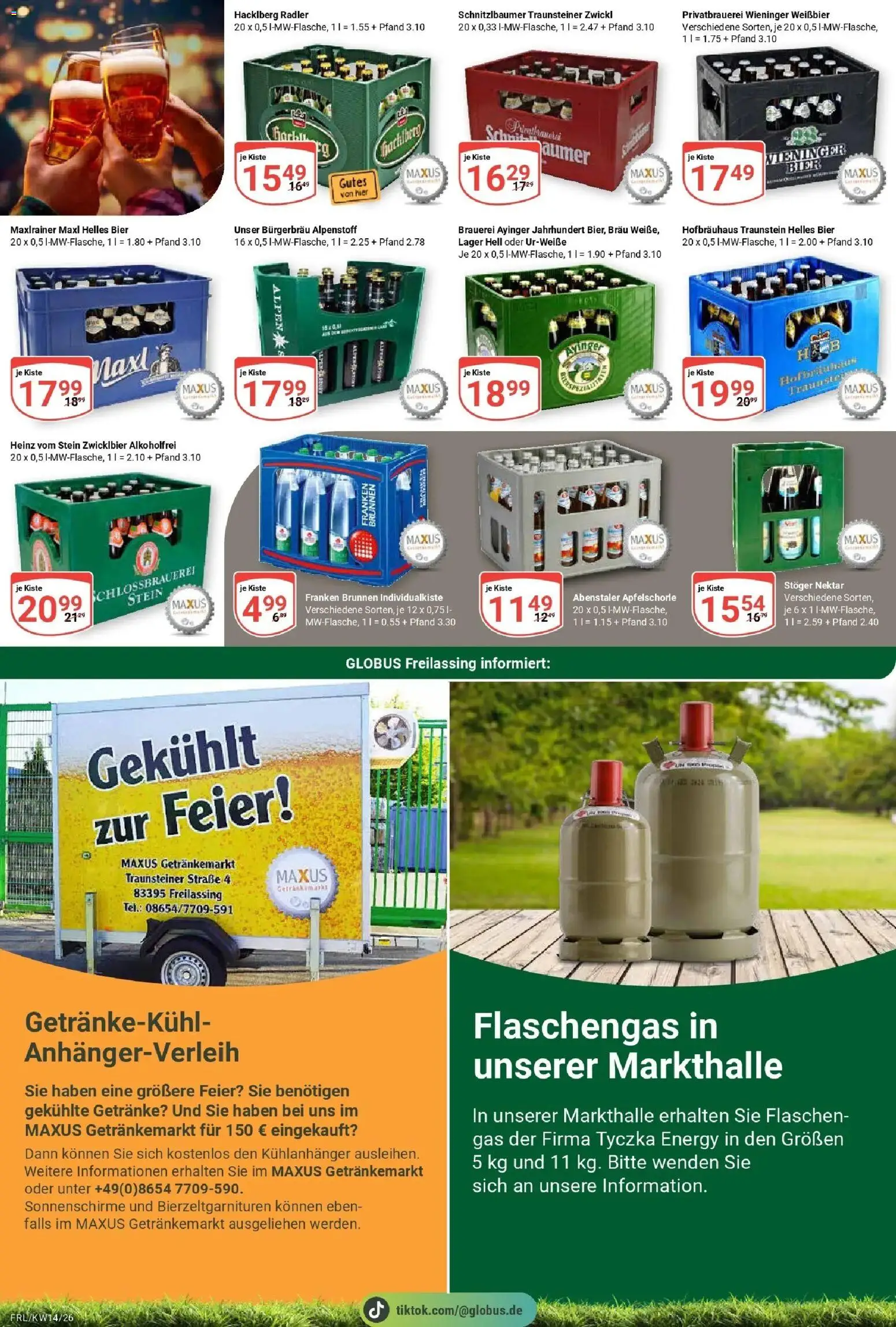 Globus prospekt Freilassing	 – gültig ab 30.03.2026 | Seite: 20 | Produkte: Energy, Bier, Weißbier, Radler