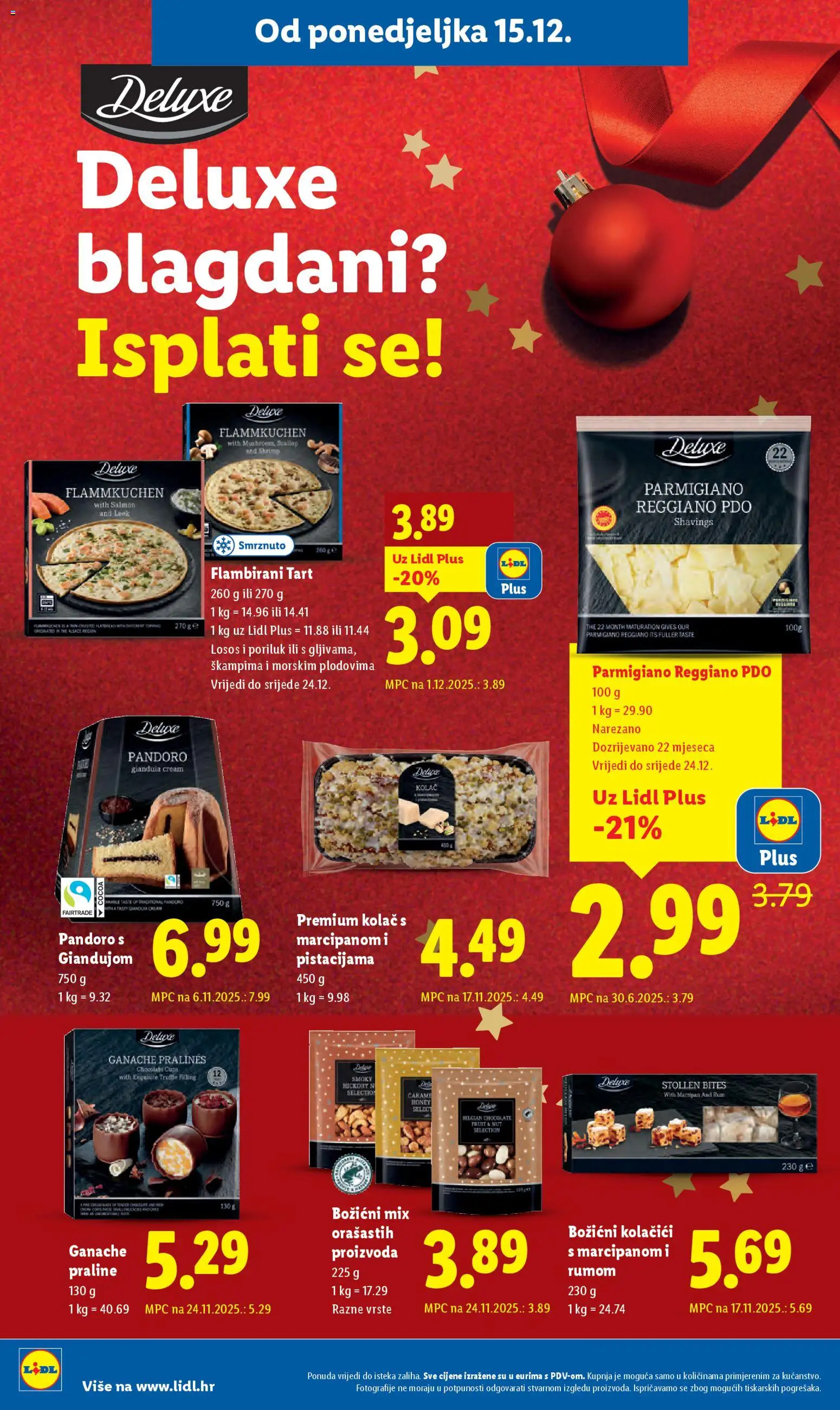 Lidl katalog | vrijedi od 15.12.2025 | Stranica: 24 | Proizvodi: Praline, Kolačići, Rum, Poriluk